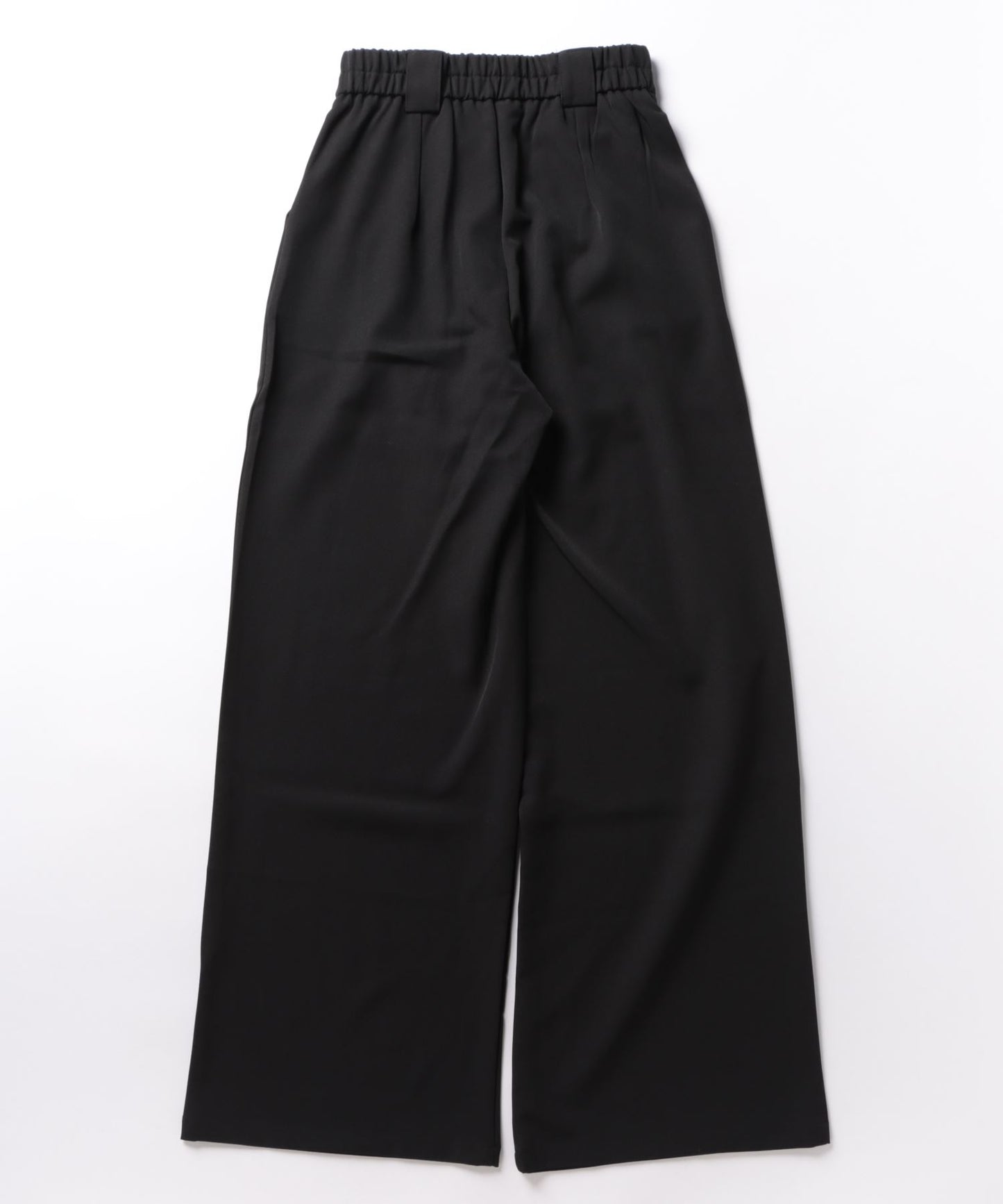 【aimoha】ハイウエストデザインタックスラックス