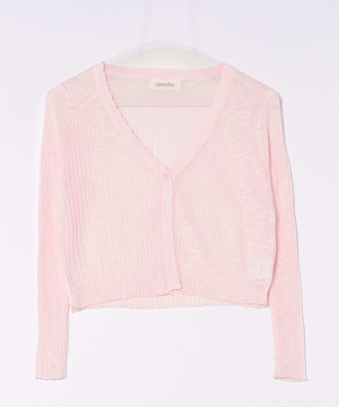 【aimoha】カラーカーディガン