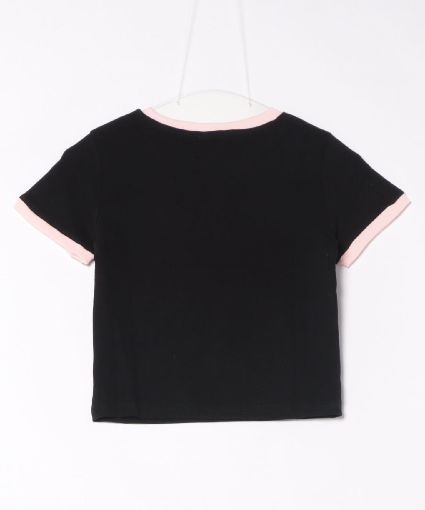 【HOOK】for girls リボンプリントリンガーtシャツ