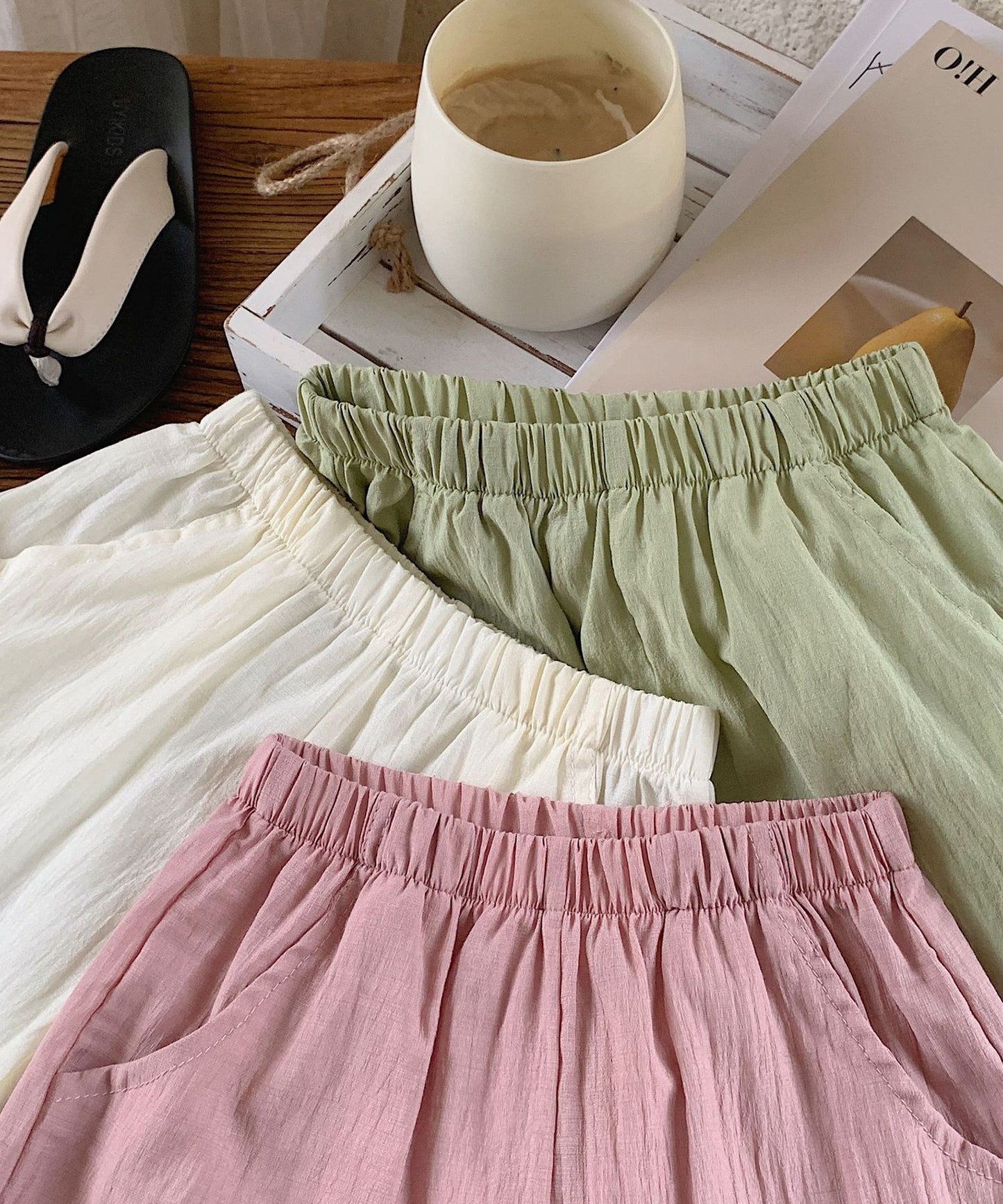 【aimoha-KIDS-】楊柳 シアー セットアップ