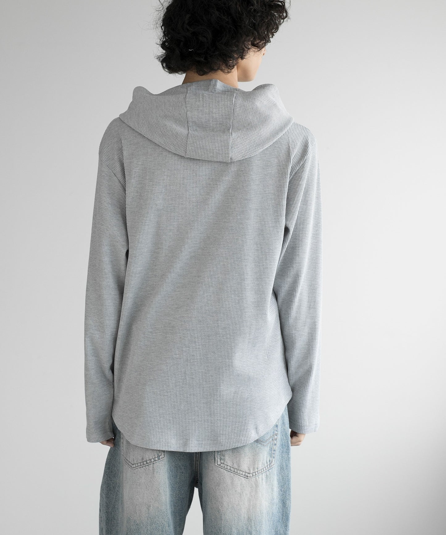 aimoha MEN/ HEAVY COTTON KNIT HOODIE