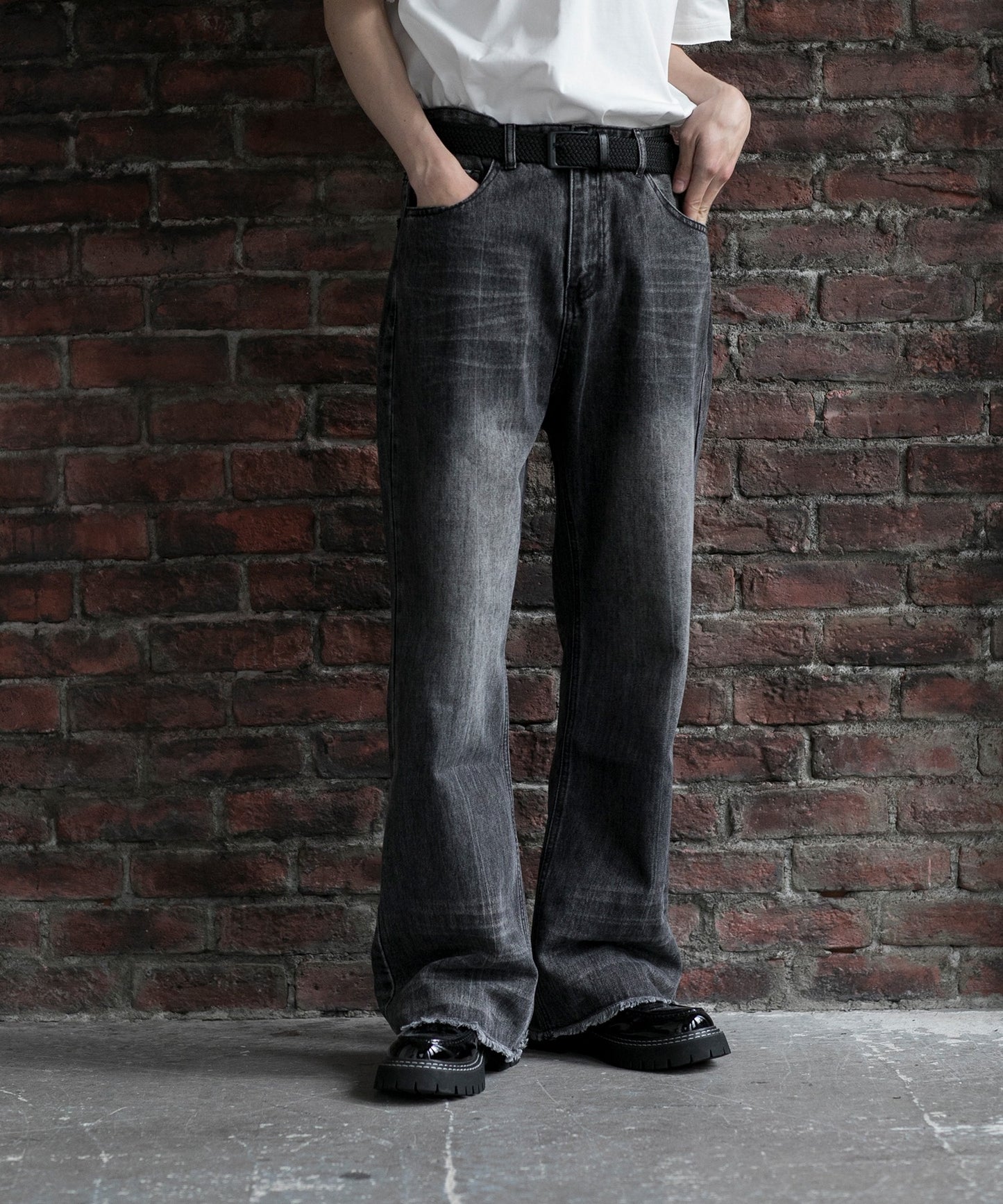 【aimoha neo】VINTAGE WASH RELAXED FIT DENIM
