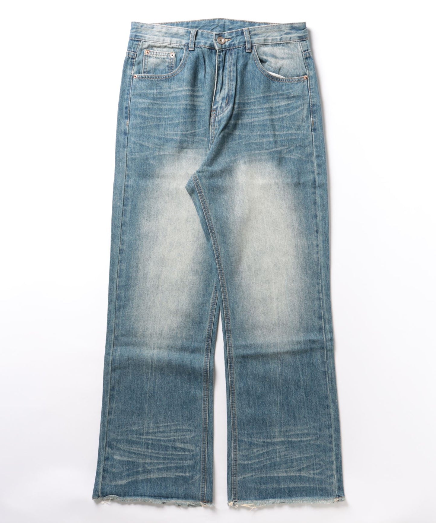 【aimoha neo】VINTAGE WASH RELAXED FIT DENIM