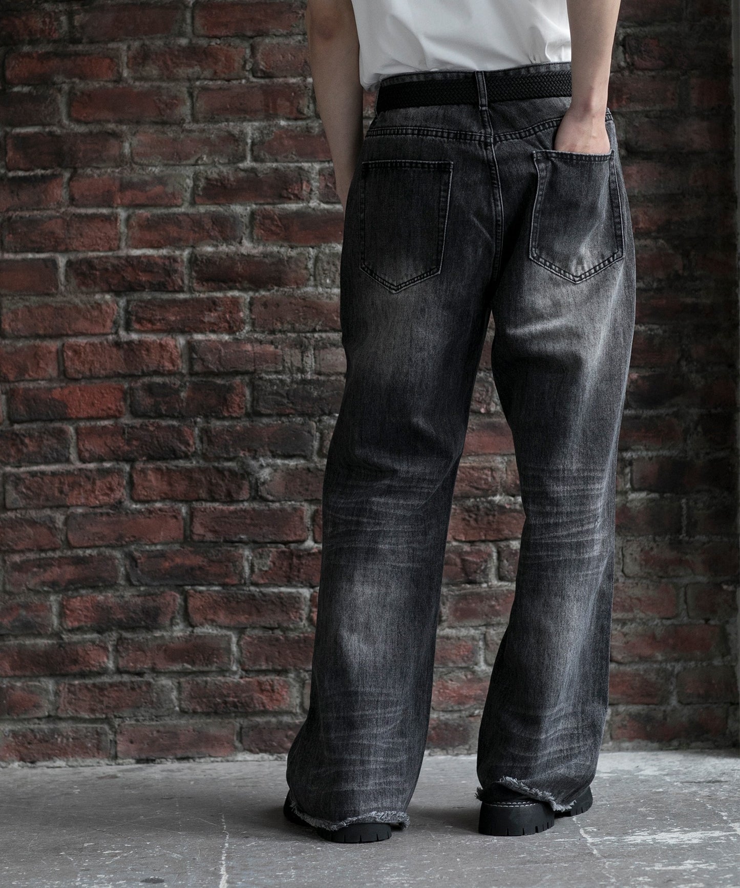 【aimoha neo】VINTAGE WASH RELAXED FIT DENIM