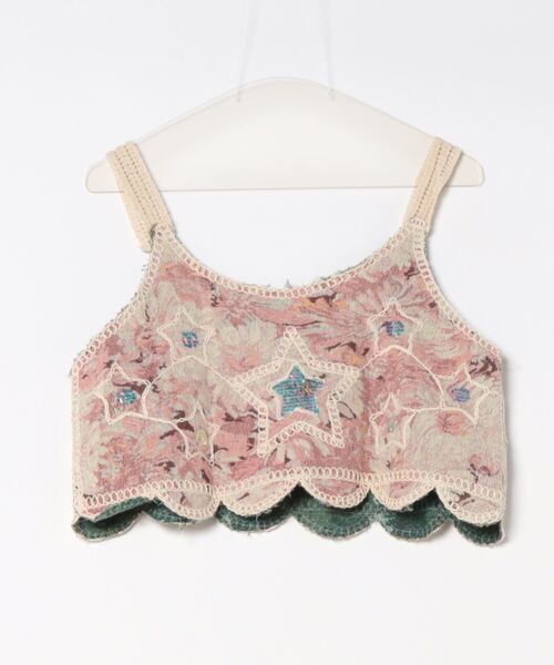 【HOOK】for girls 星刺繍ステッチキャミベスト