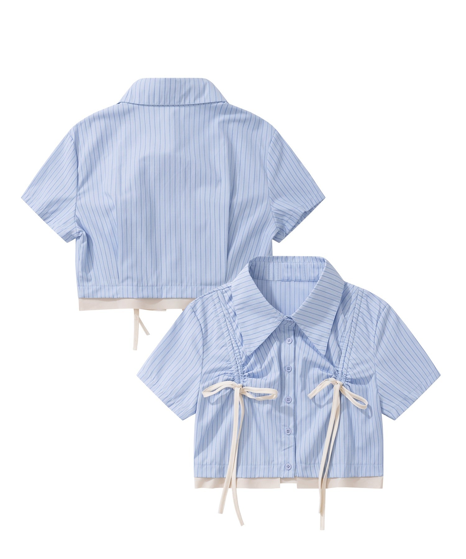2024ss OHGA Puff lace ブラウス オーガ パフレース