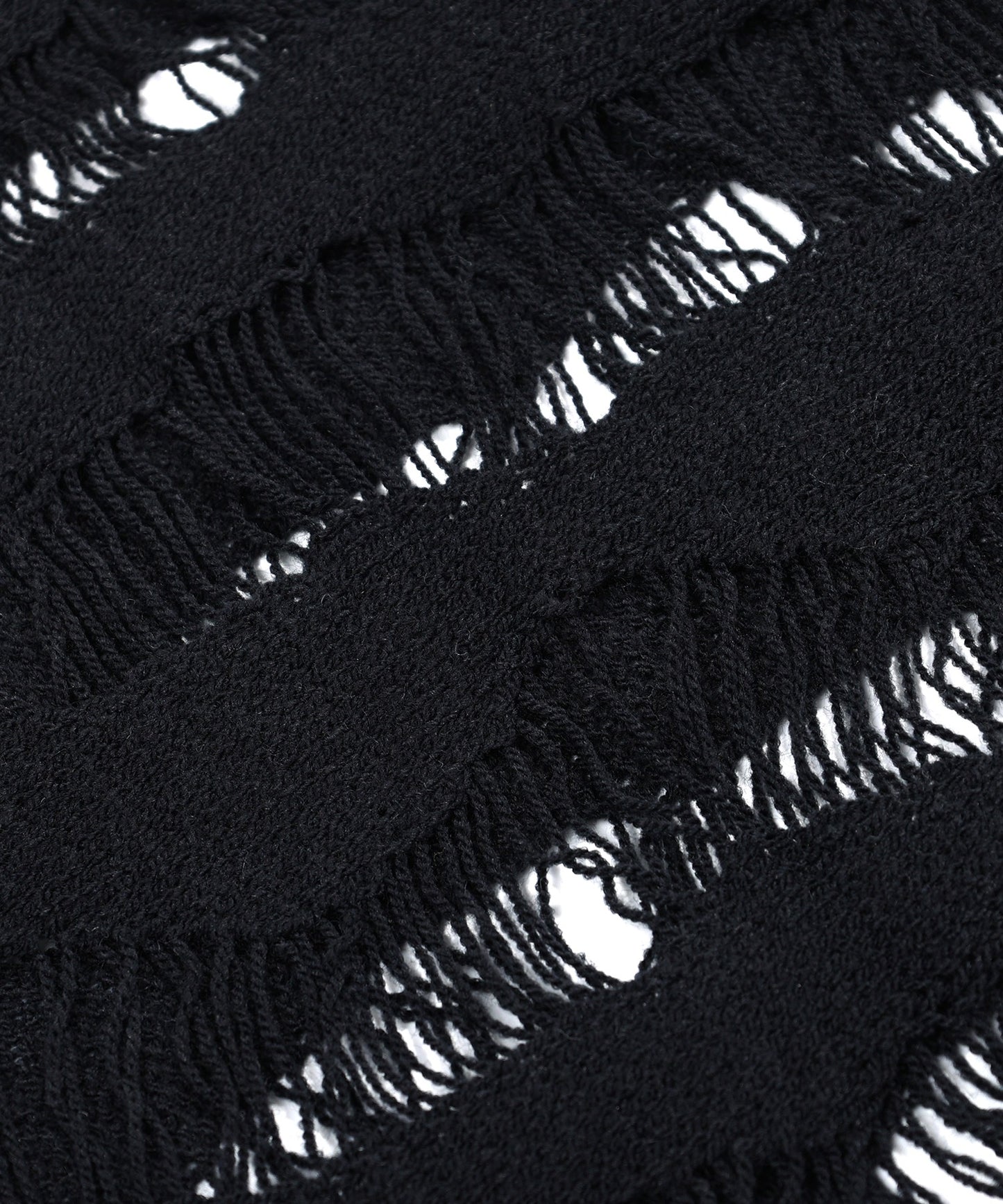【HOOK】for girls Open-Knit Damaged Summer Sweater
