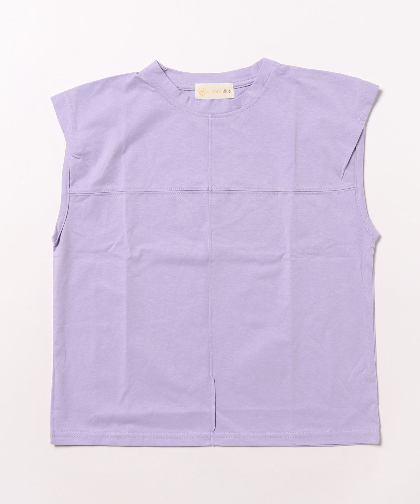 【aimoha-KIDS-】ノースリブTシャツ