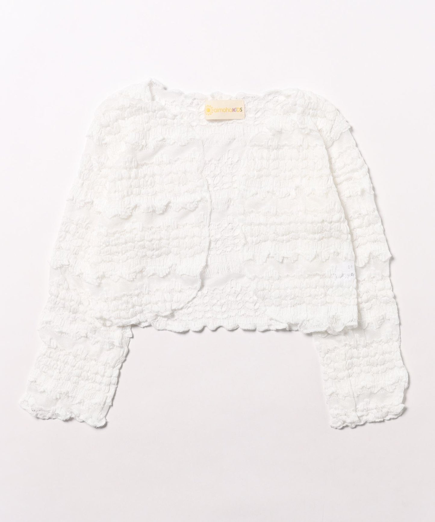 【aimoha-KIDS-】紫外線対策 シアーカーディガン