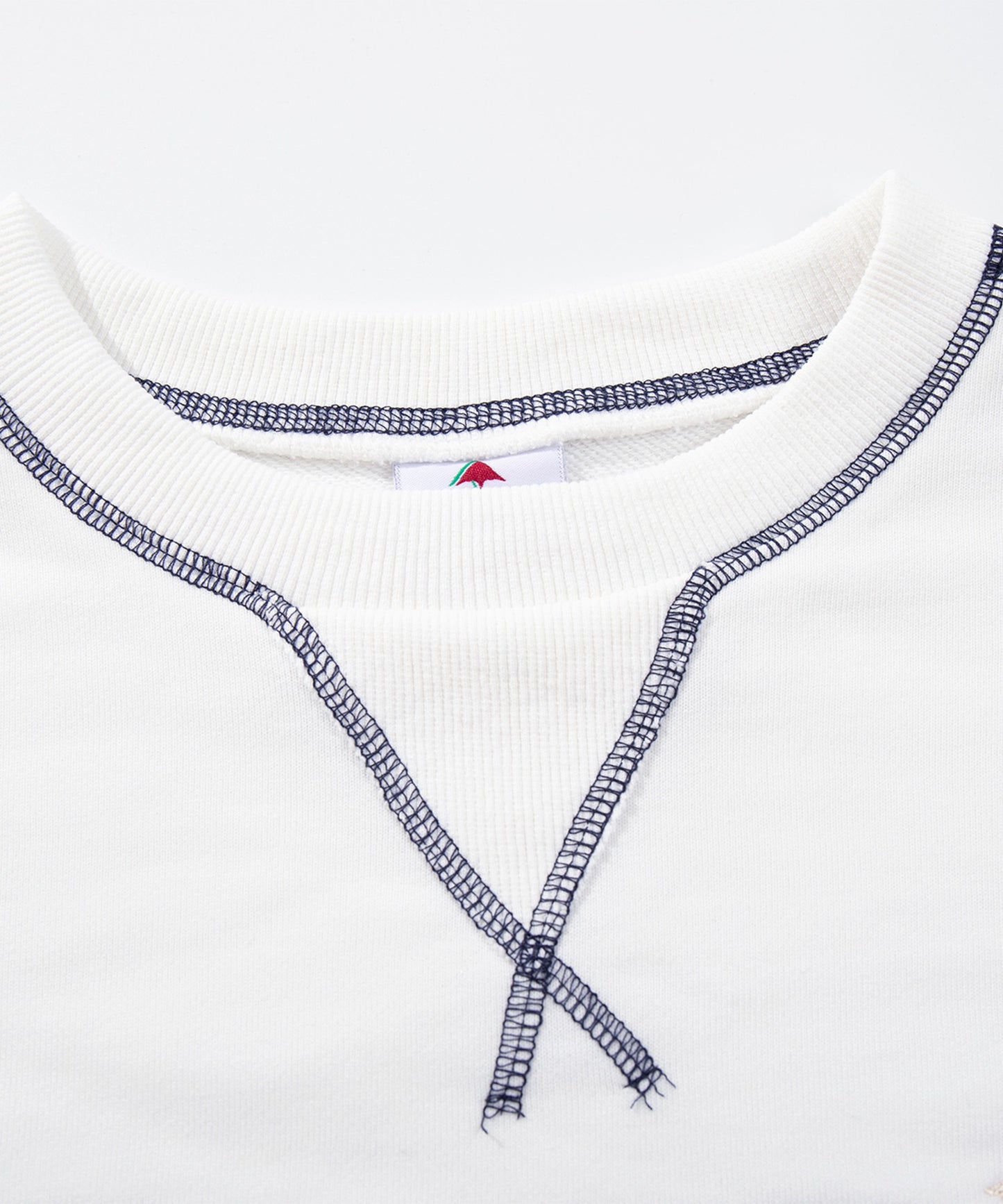 HOOK -original- レトロ調溶けるハートパッチワークスウェット