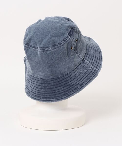 HOOK- original- NEW YORK アメカジ刺繍ウォッシュコットンバケットハット