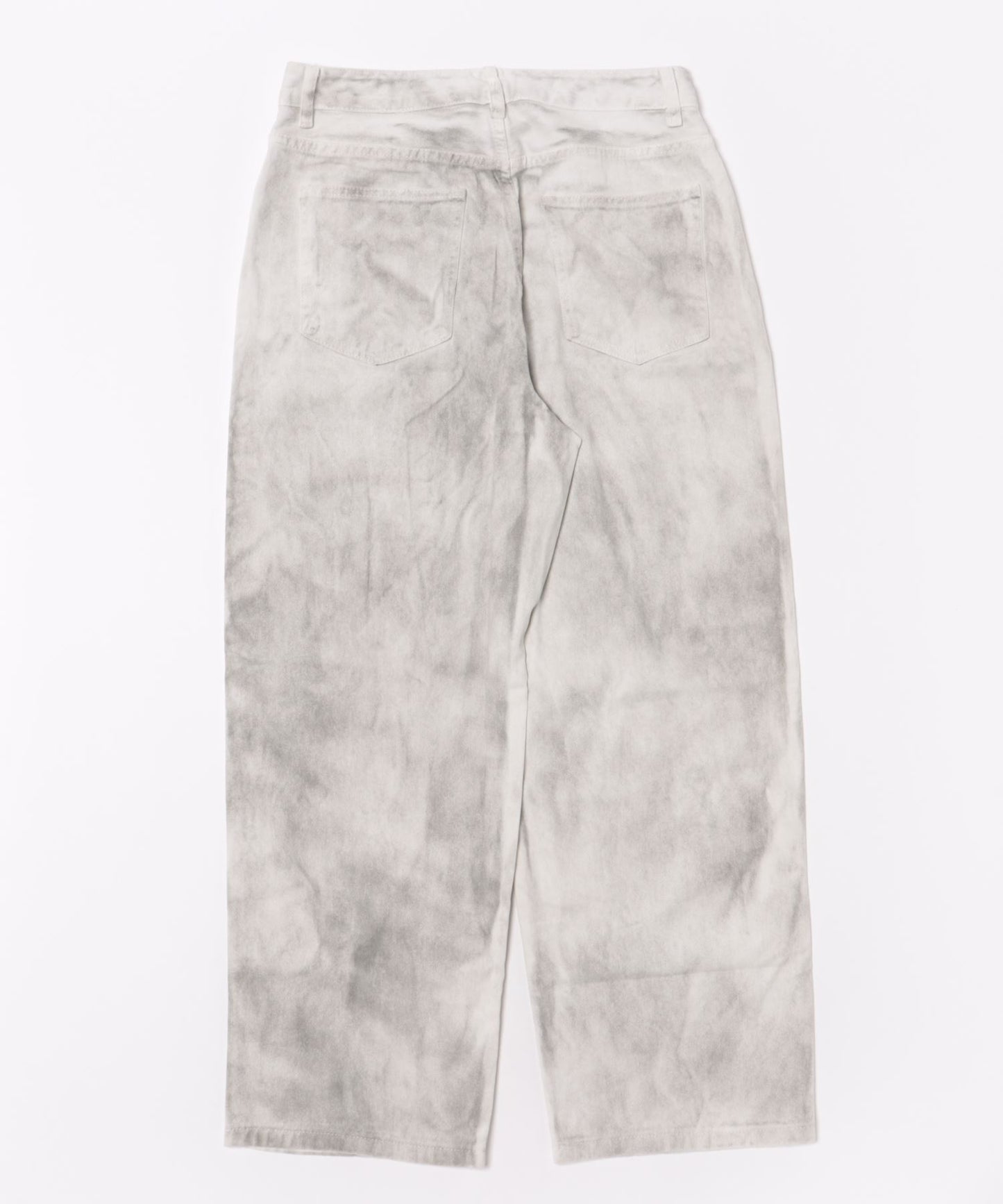 【aimoha neo】BLACK GRAFFITI DISTRESSED BAGGY JEANS