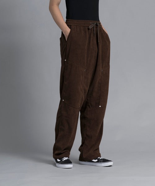 aimoha men Retro Style Corduroy Trousers
