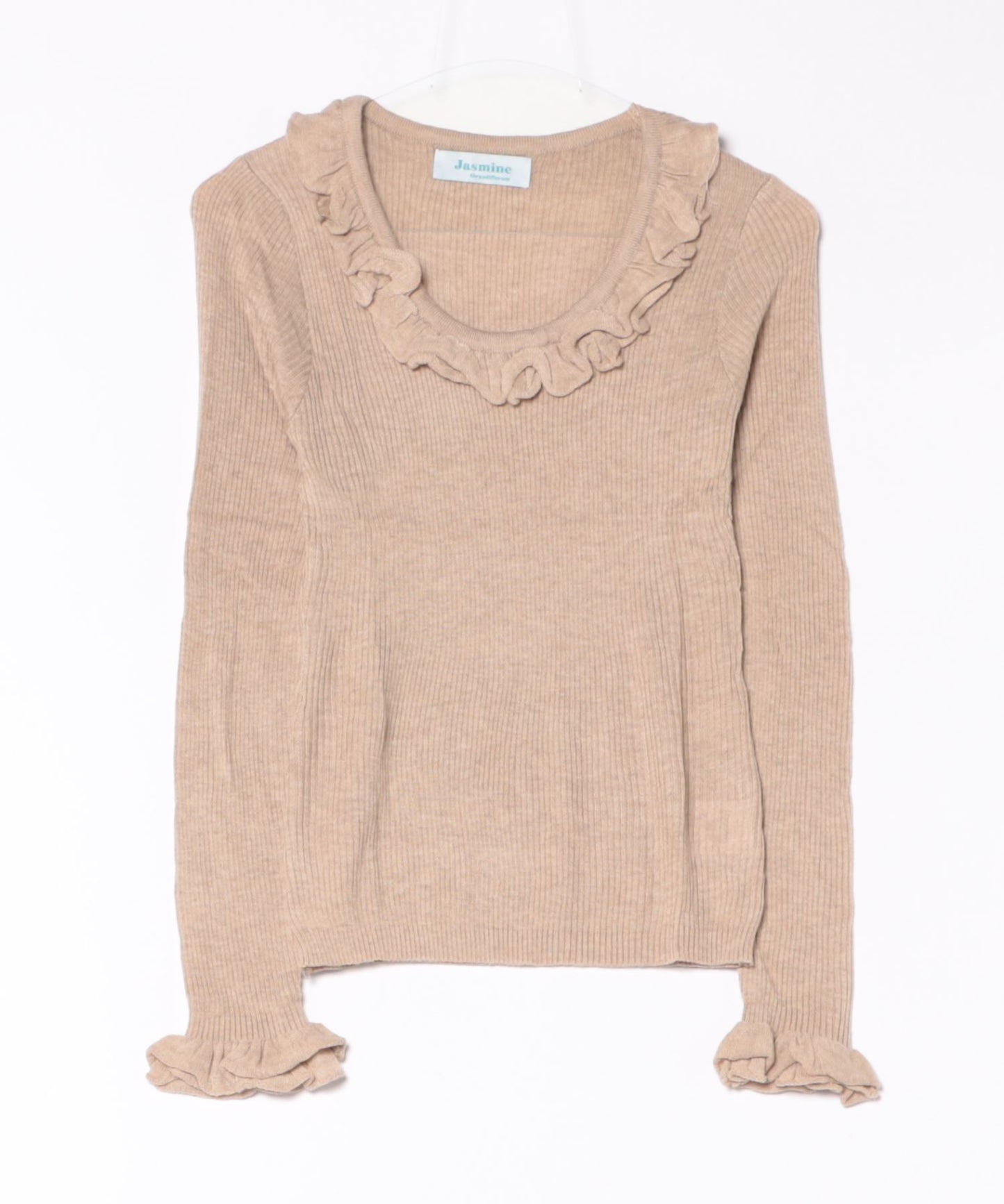 【Jasmine】フリルニットトップス
