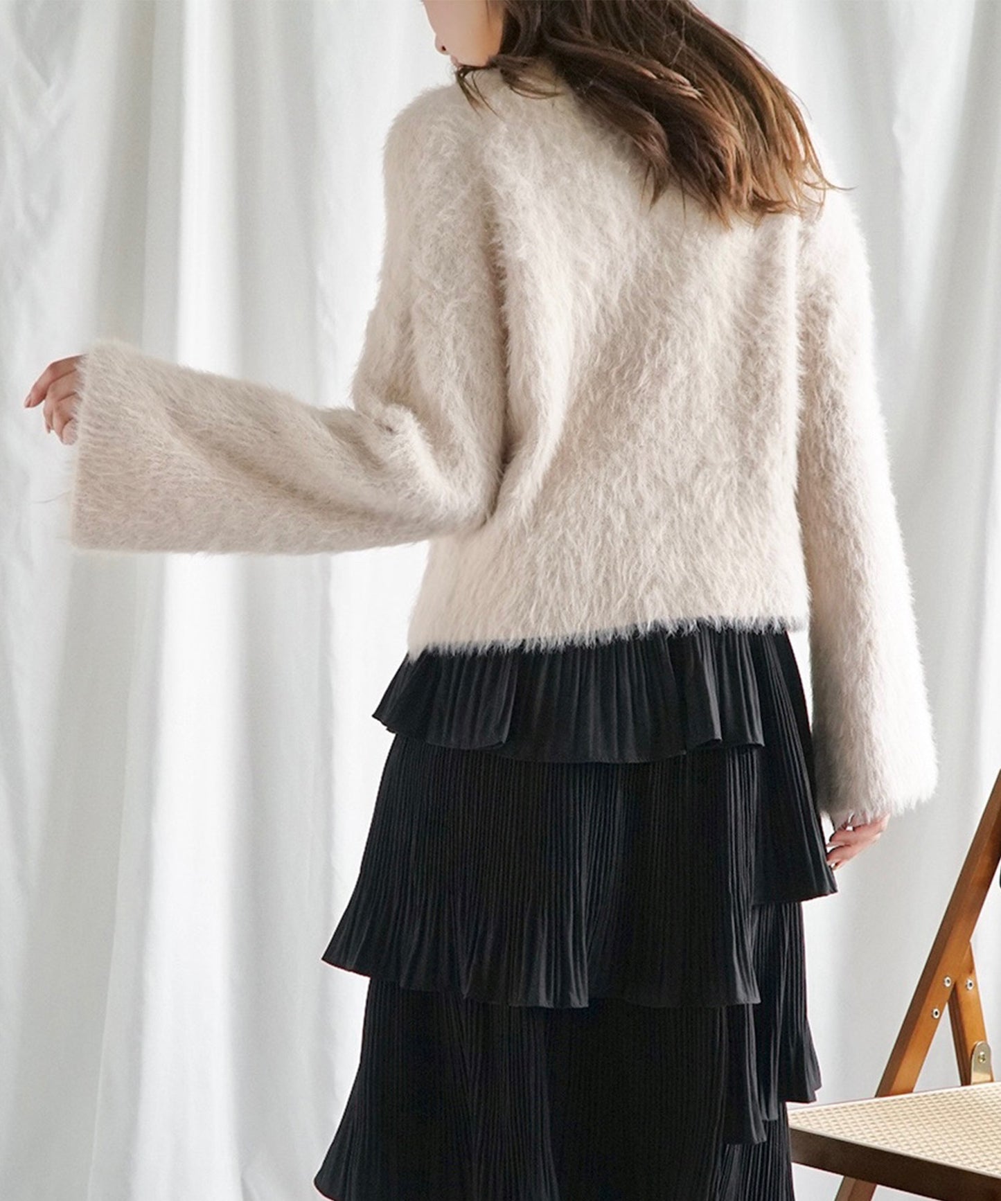 【Jasmine】シャギーニットプルオーバー