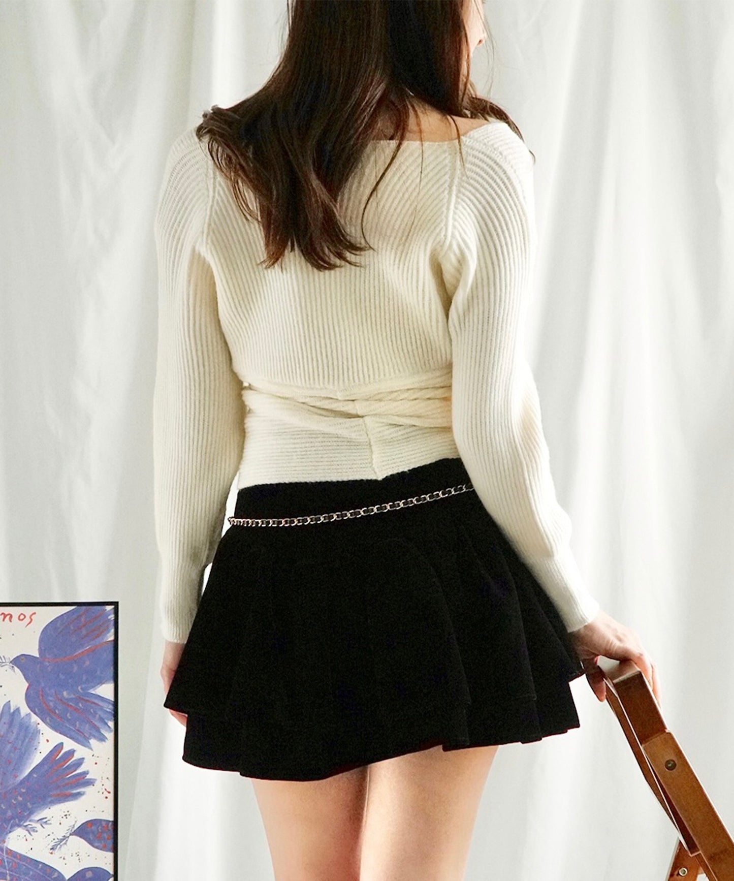 【Jasmine】2WAYニットプルオーバー