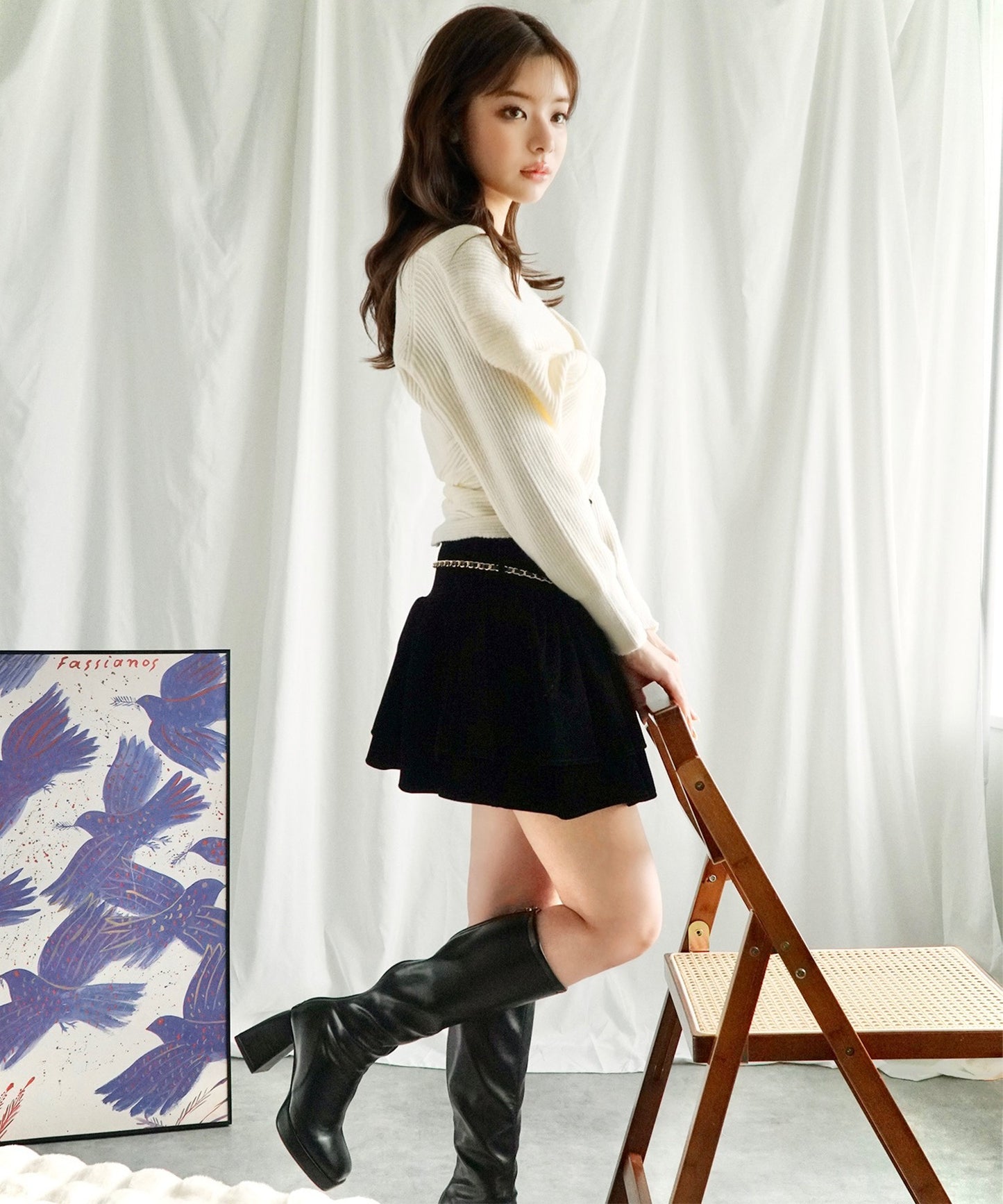 【Jasmine】2WAYニットプルオーバー