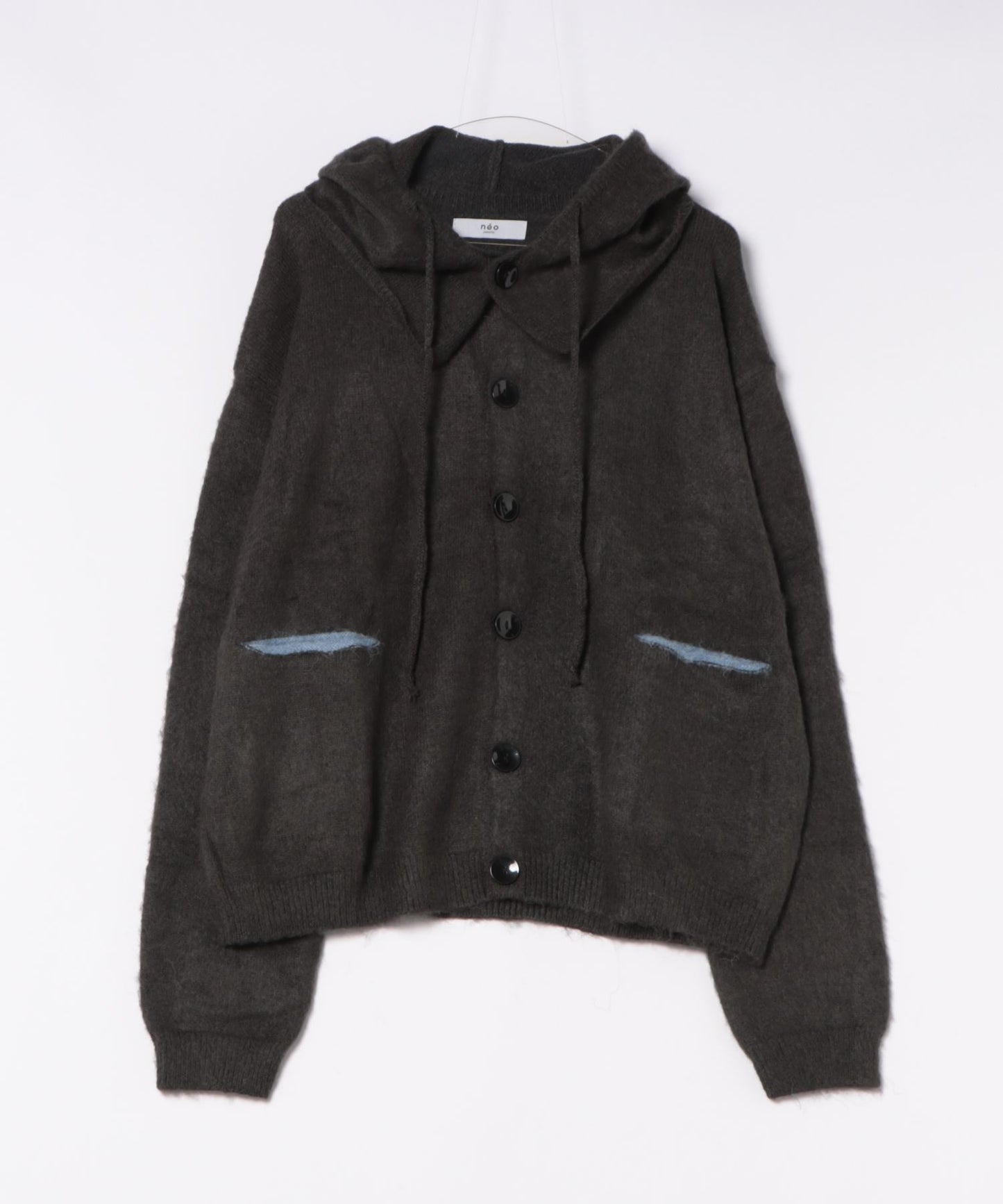 【aimoha neo】2 way Shaggy Knit Cardigan