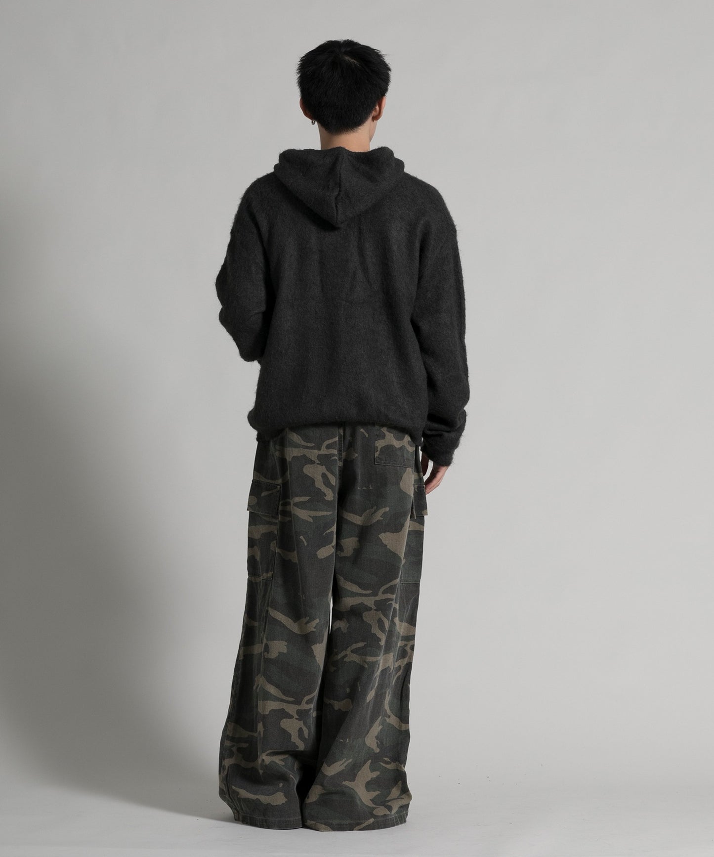 【aimoha neo】2 way Shaggy Knit Cardigan