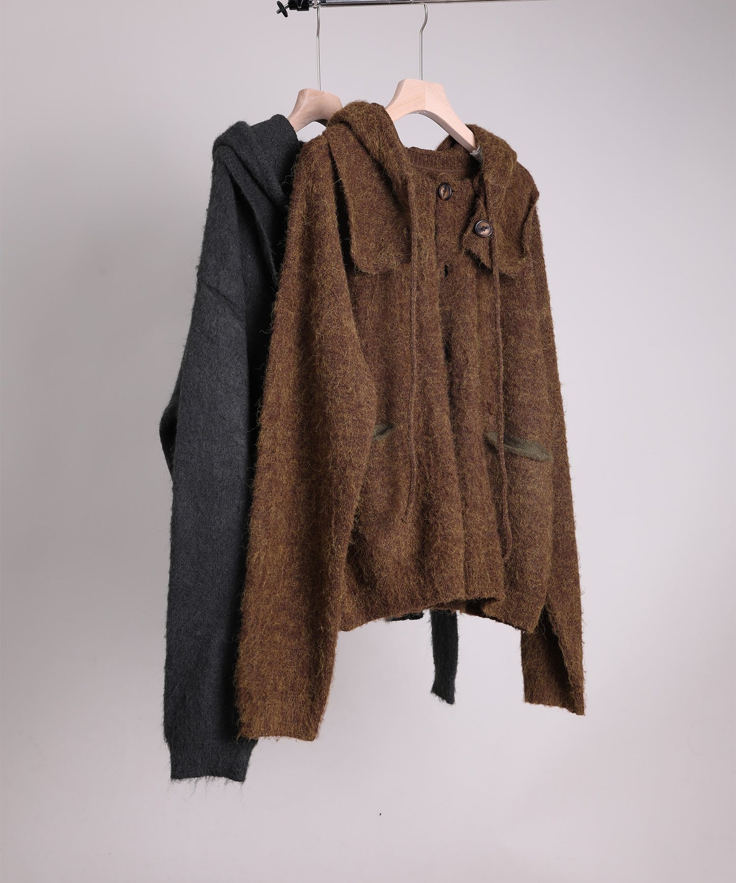 【aimoha neo】2 way Shaggy Knit Cardigan