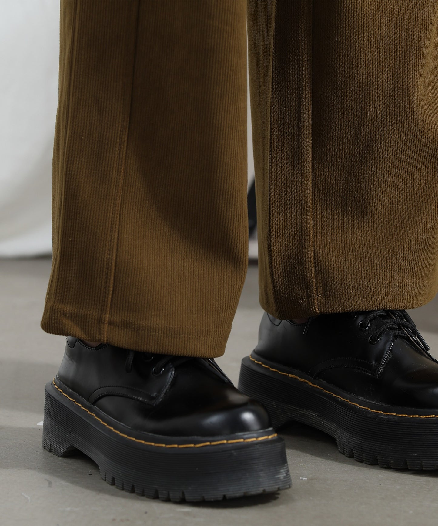 【Aimoha】ウエストゴムストレートパンツ