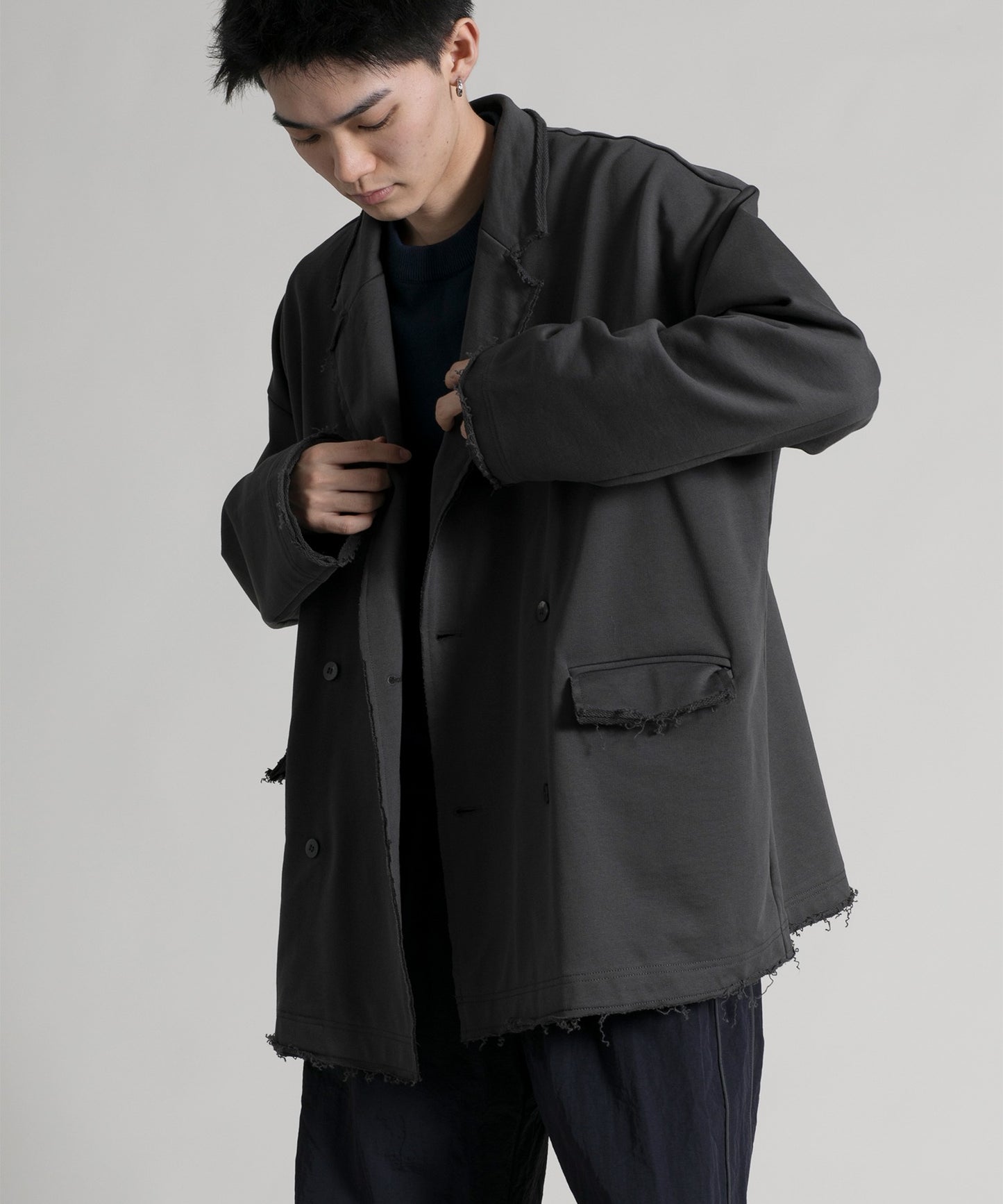 【aimoha neo】Oversized Double-breasted Blazer