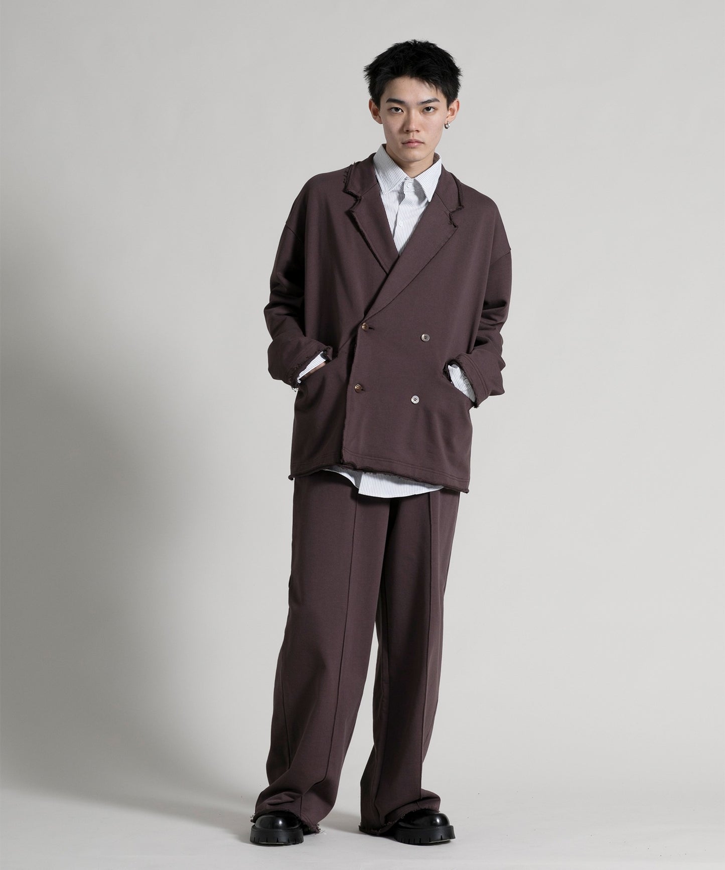 【aimoha neo】Oversized Double-breasted Blazer