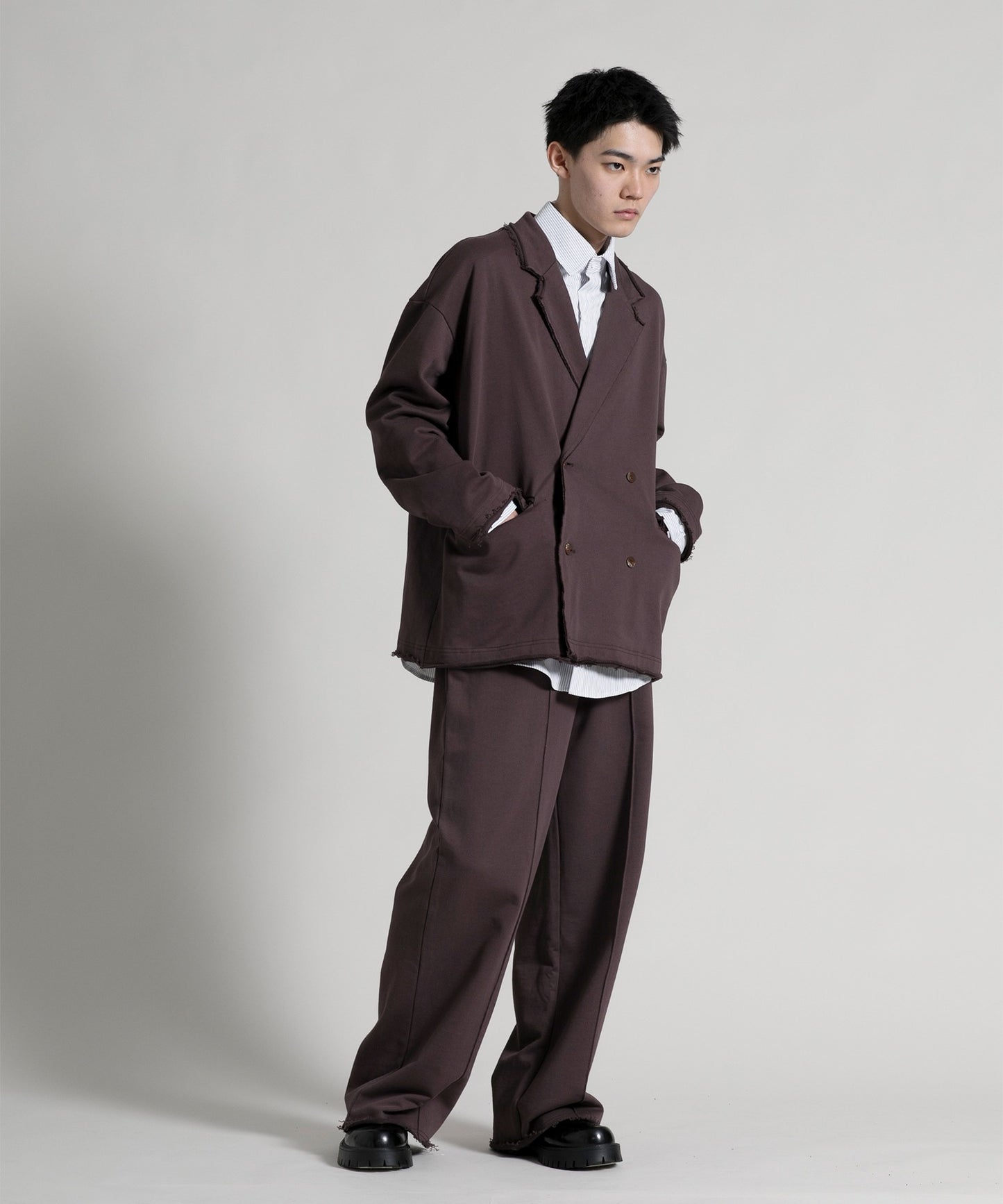 【aimoha neo】Oversized Double-breasted Blazer