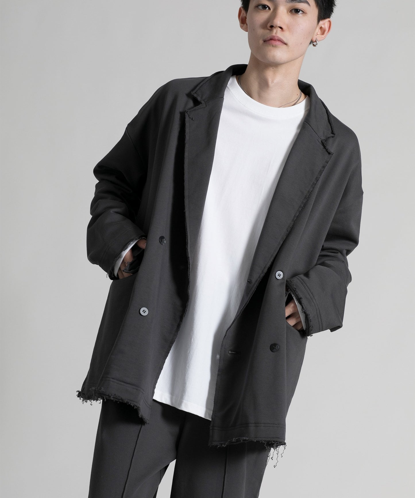 【aimoha neo】Oversized Double-breasted Blazer