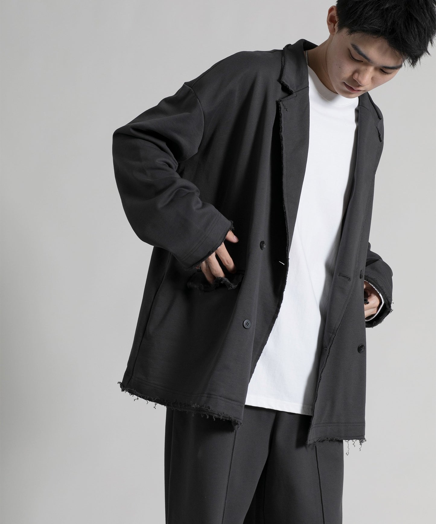 【aimoha neo】Oversized Double-breasted Blazer