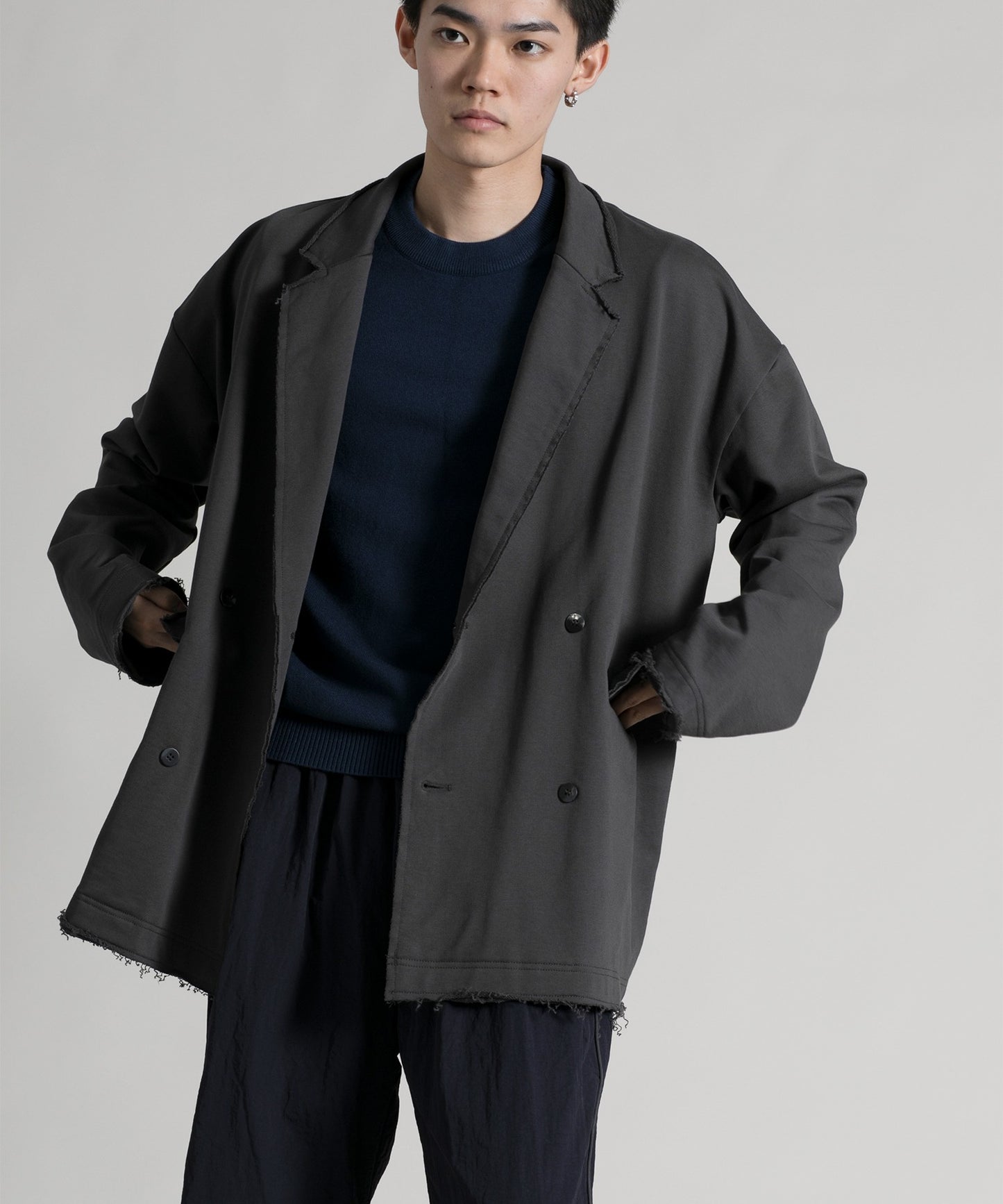 【aimoha neo】Oversized Double-breasted Blazer