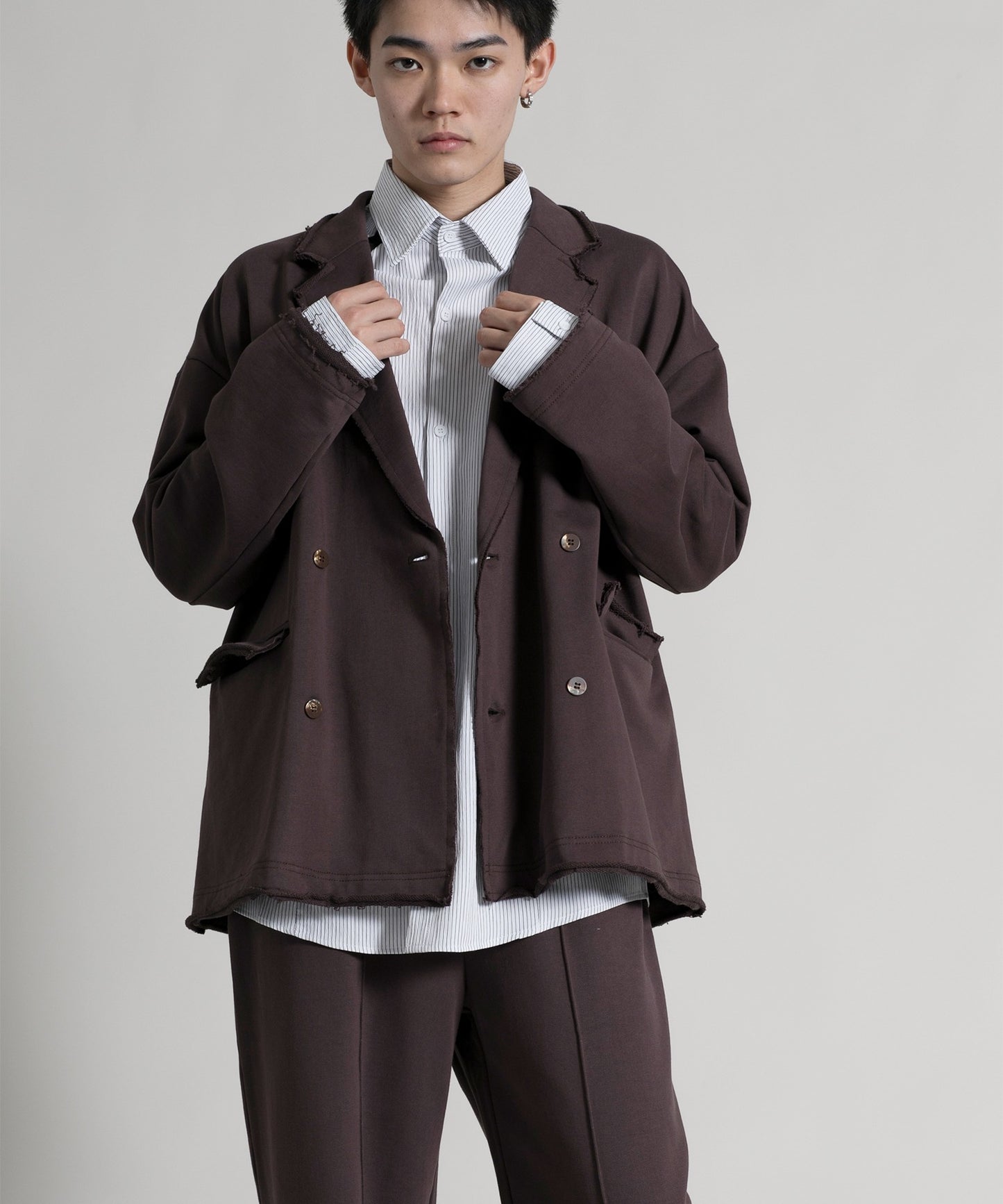 【aimoha neo】Oversized Double-breasted Blazer