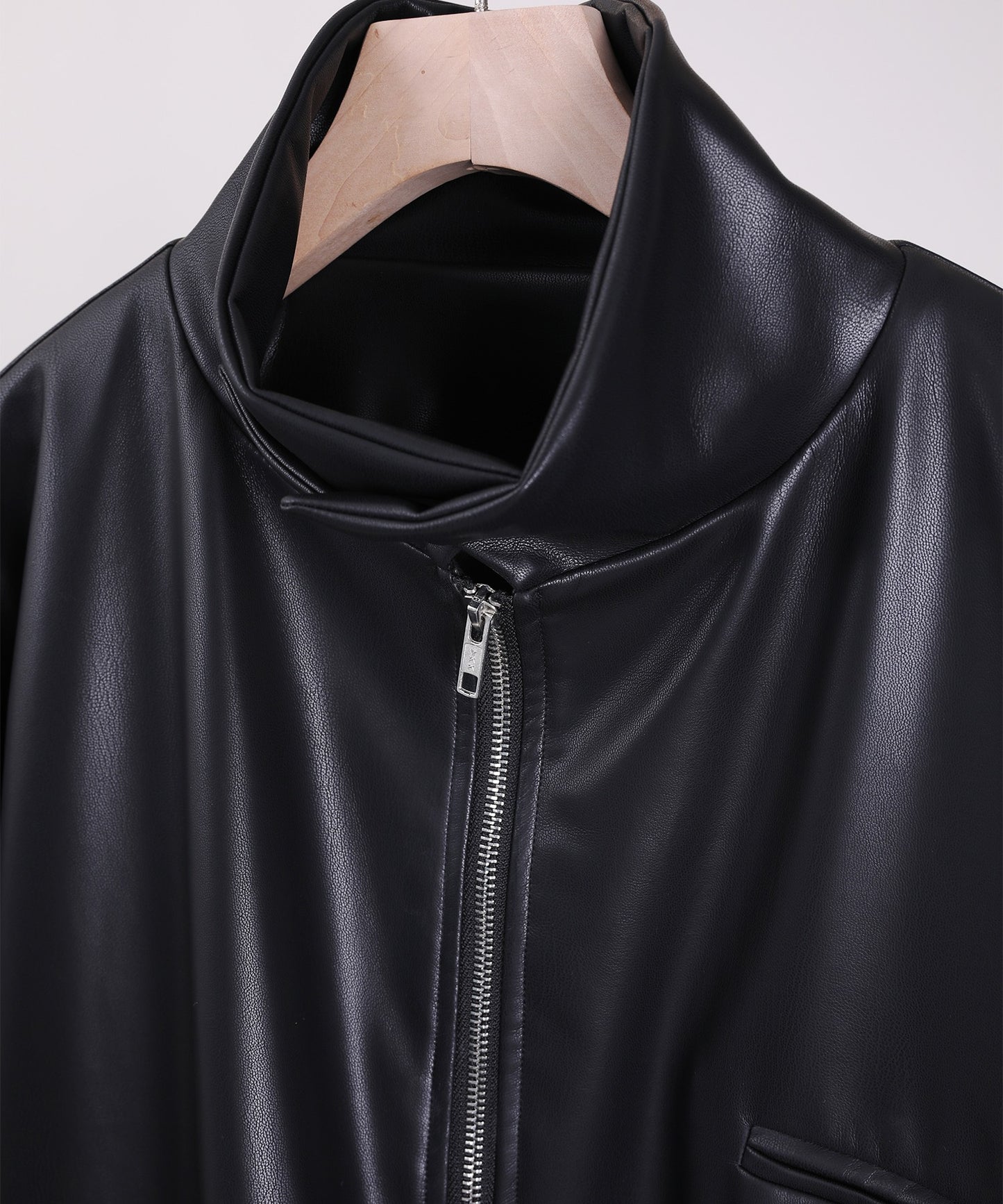 【aimoha neo】2 way Synthetic leather Military Blounson