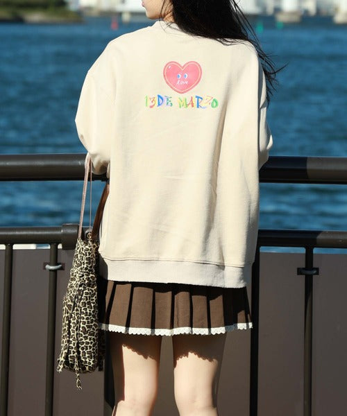 【HOOK】for girls ワンポイント制服風レース裾プリーツミニスカート