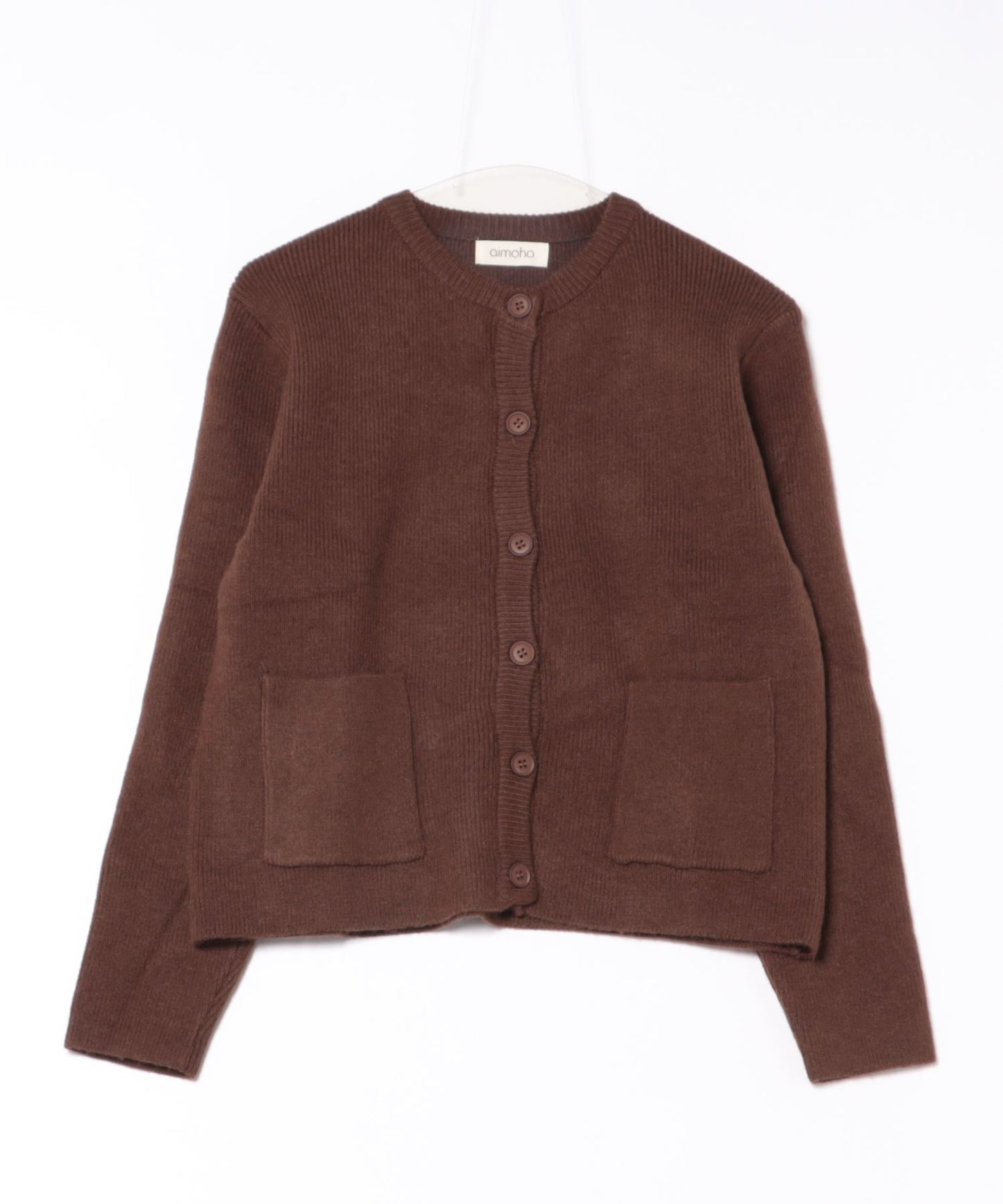 ポケット付きカーディガン