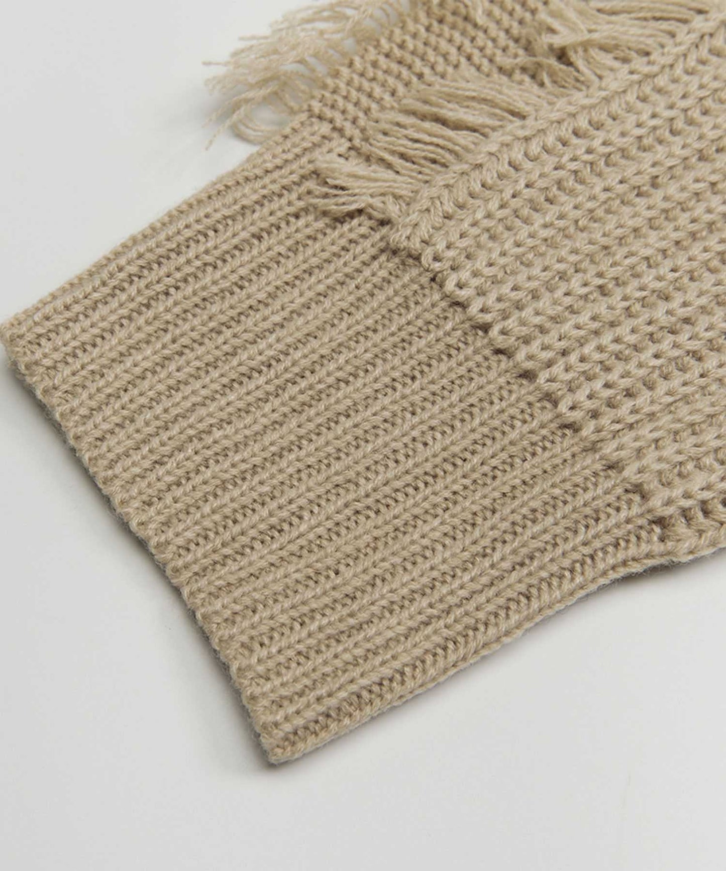 【HOOK】for girls バタフライパッチ刺繍ダメージニット