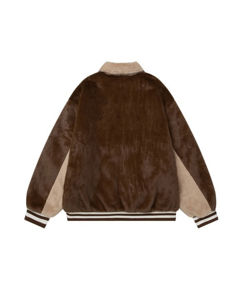 【HOOK】for girls 配色切り替えボアジャケット