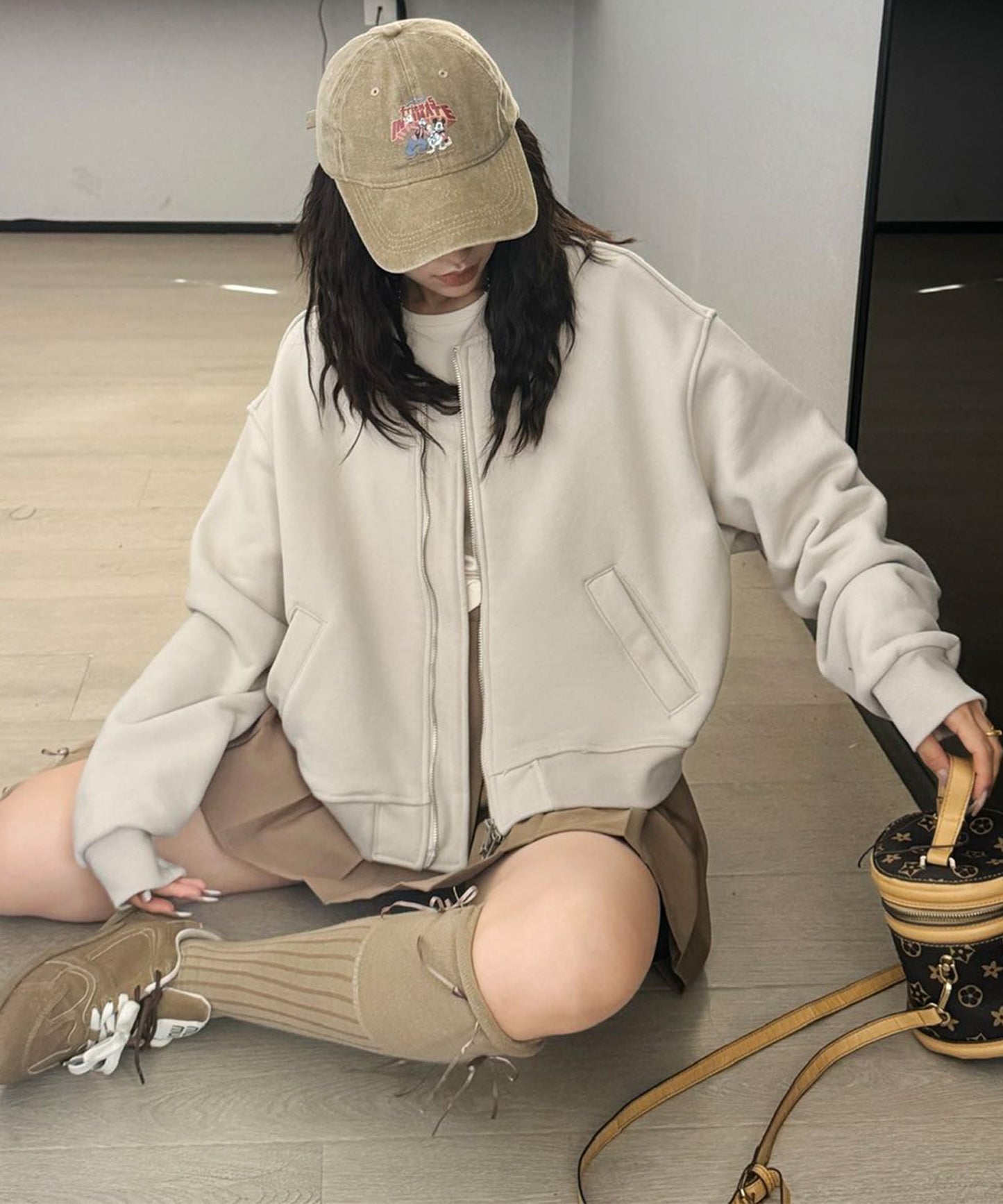 裏起毛ボンバージャケット
