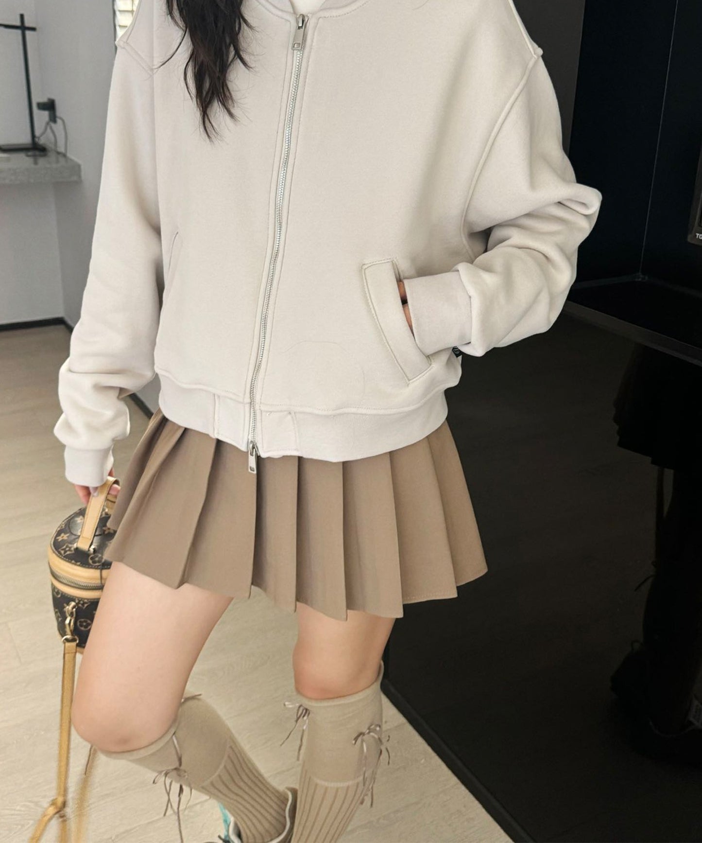 裏起毛ボンバージャケット