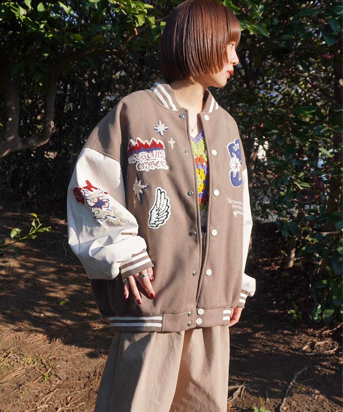HOOK -original- サガラ刺繍ワッペンスタジャン