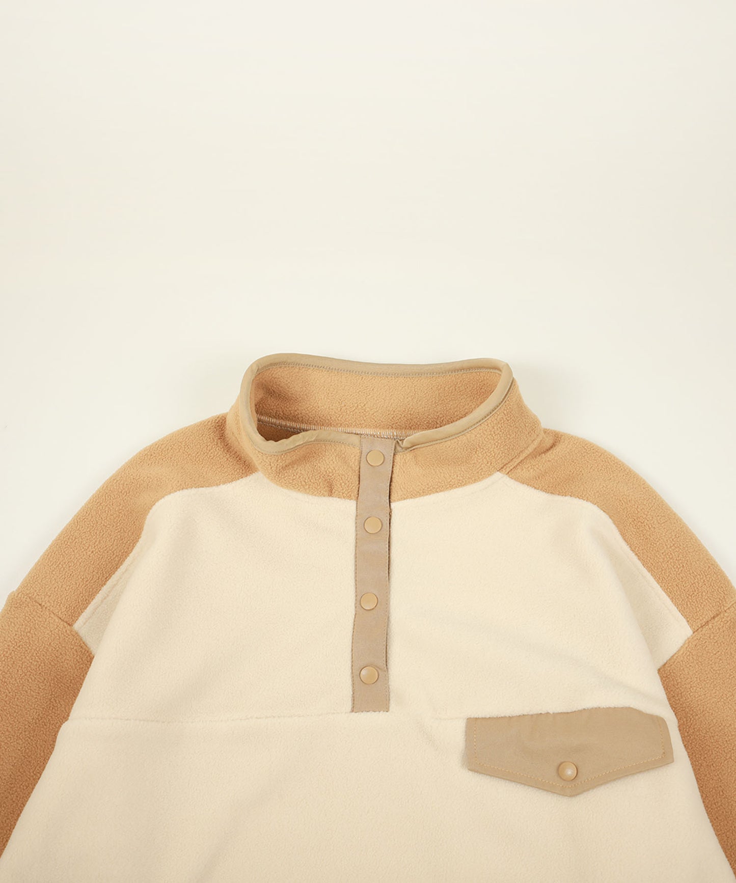 Bicolor fleece dress