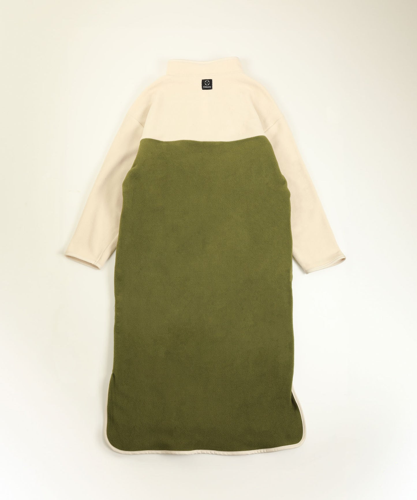 Bicolor fleece dress