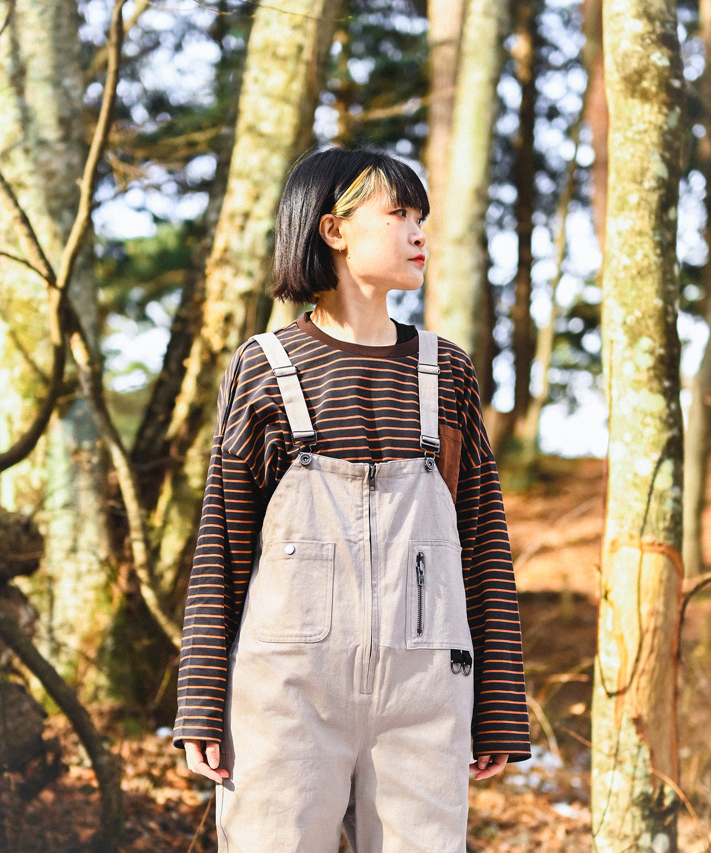 BORDER POCKET L/S T SHIRTS