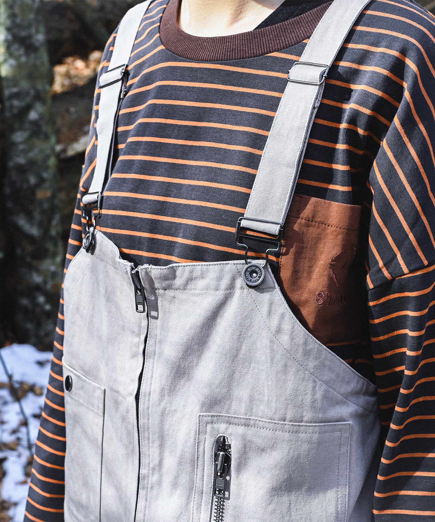 BORDER POCKET L/S T SHIRTS