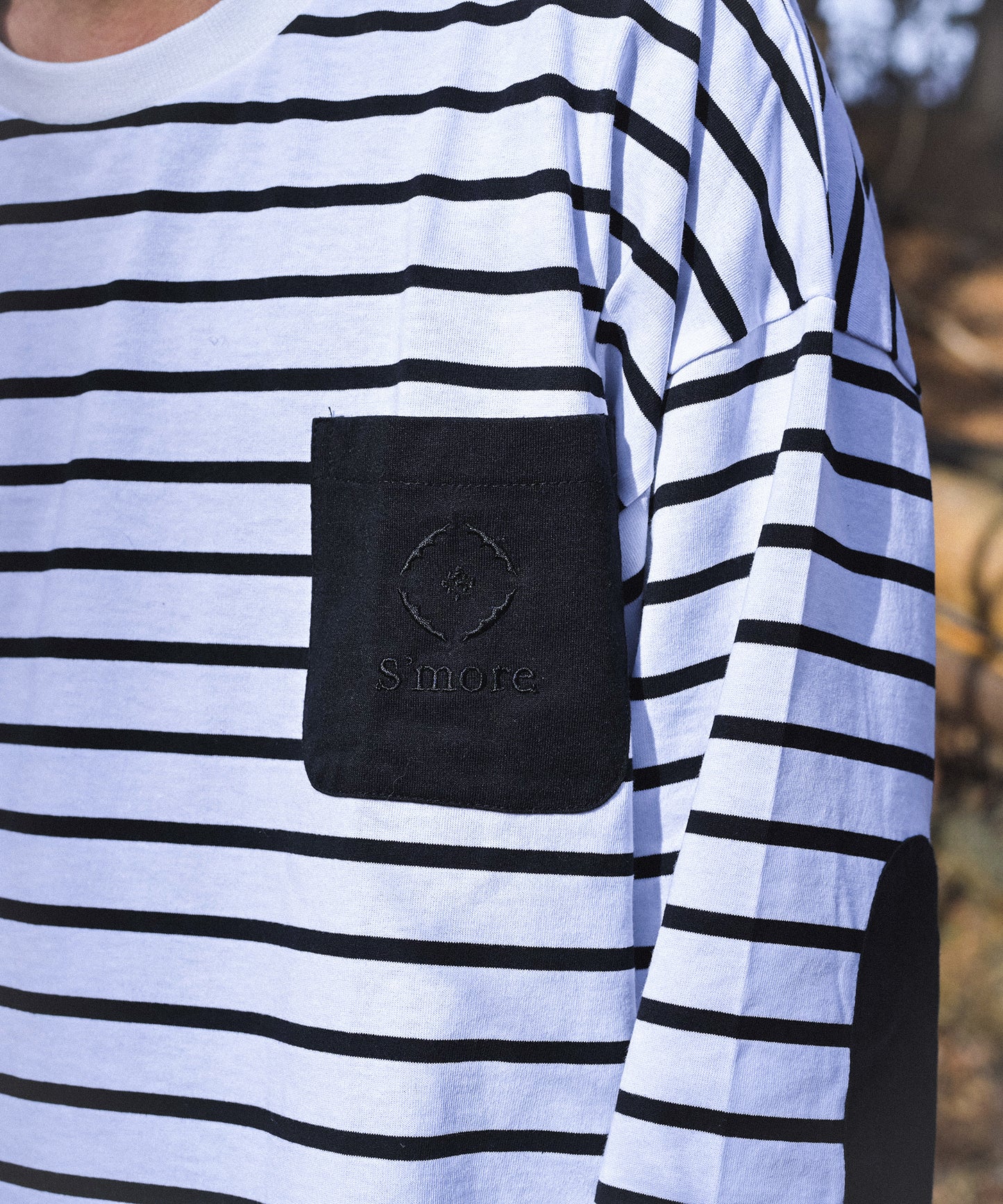 BORDER POCKET L/S T SHIRTS