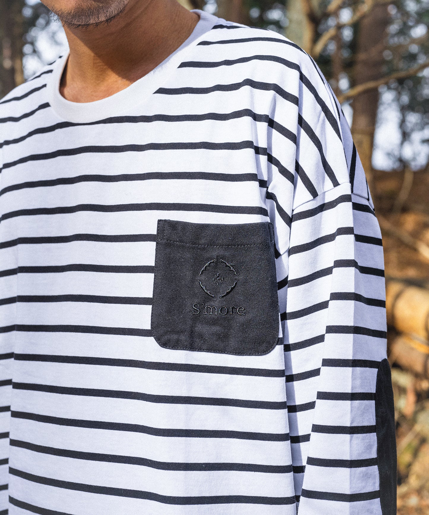 BORDER POCKET L/S T SHIRTS
