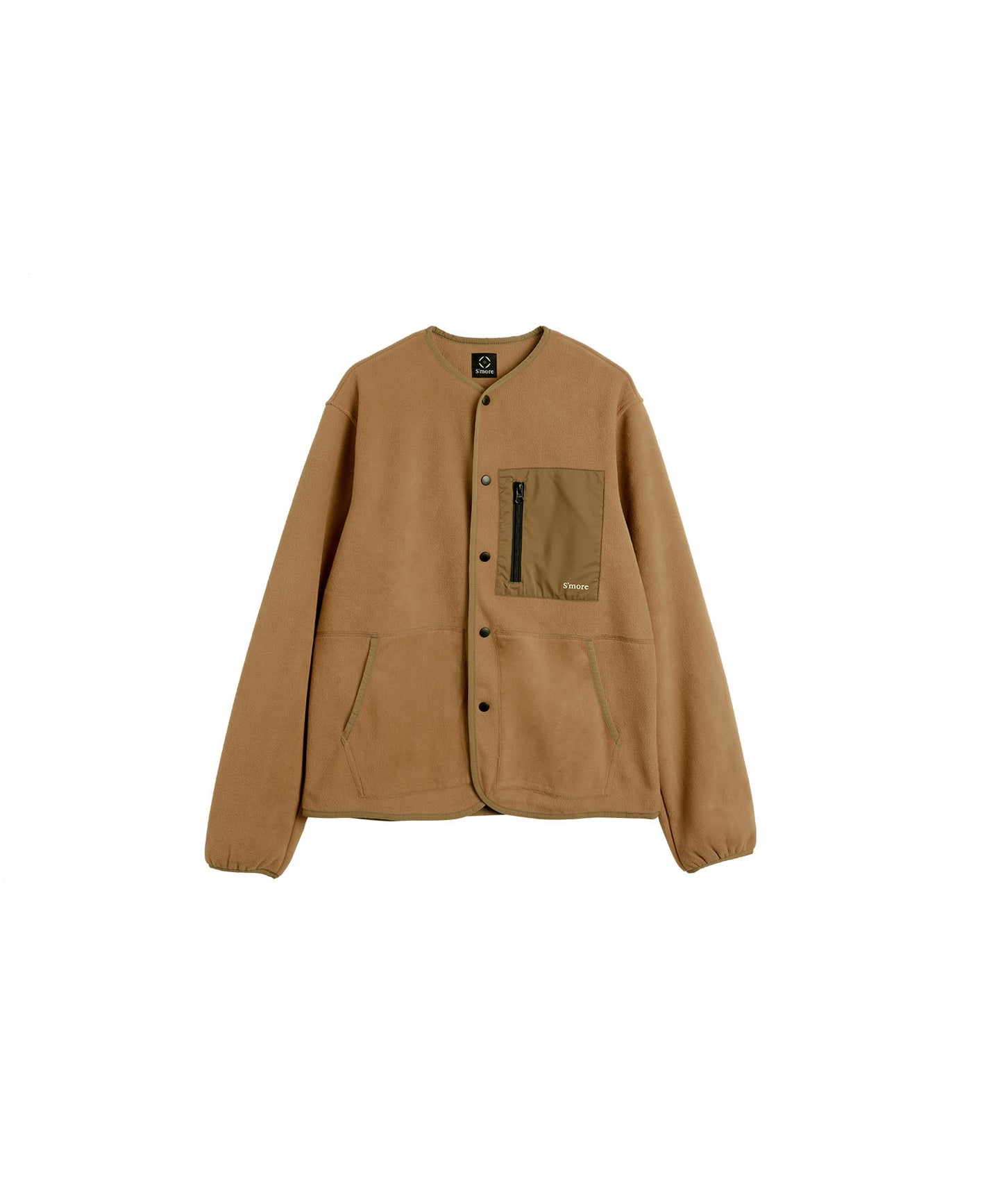 Fleece pocket cardigan