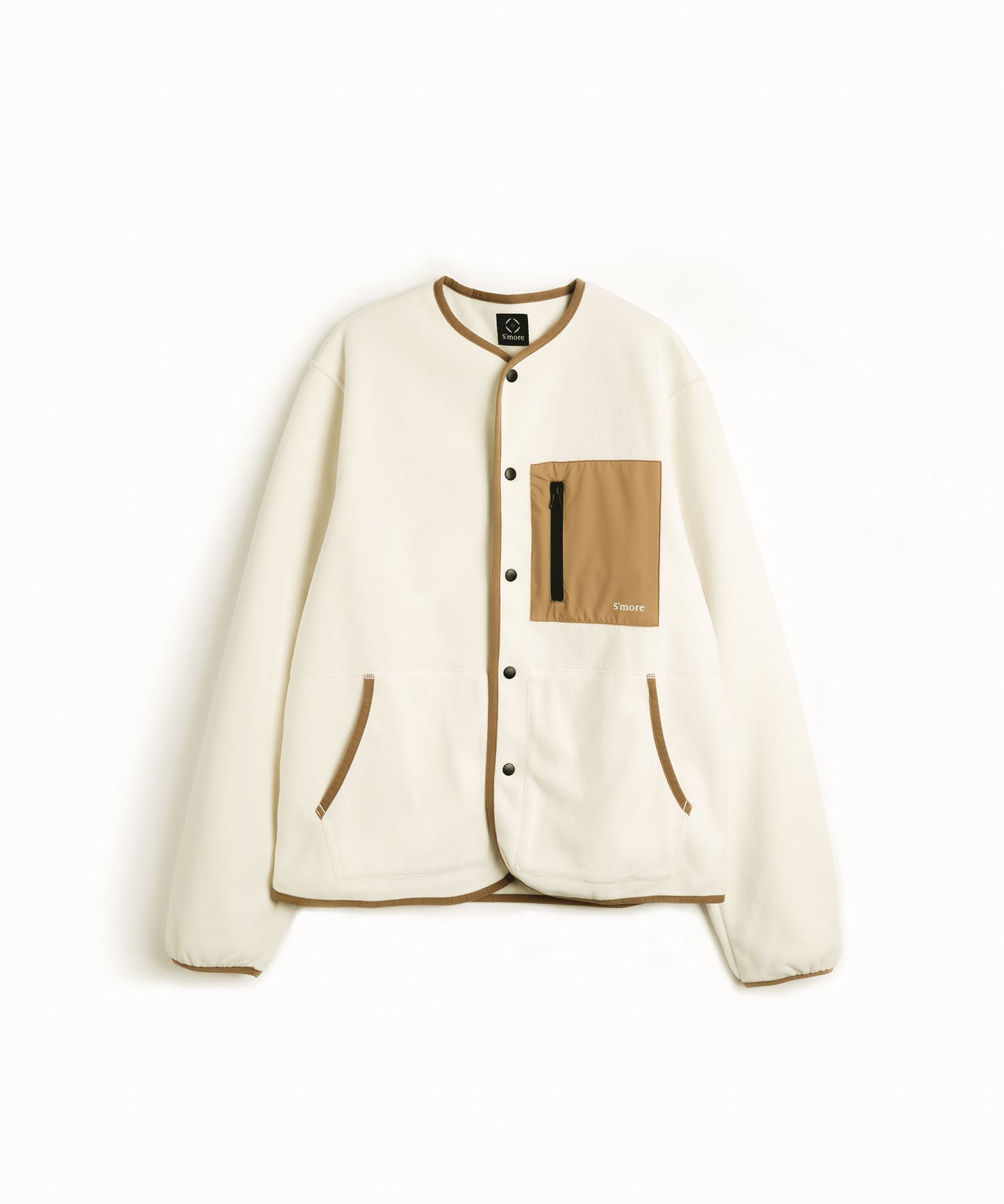 Fleece pocket cardigan