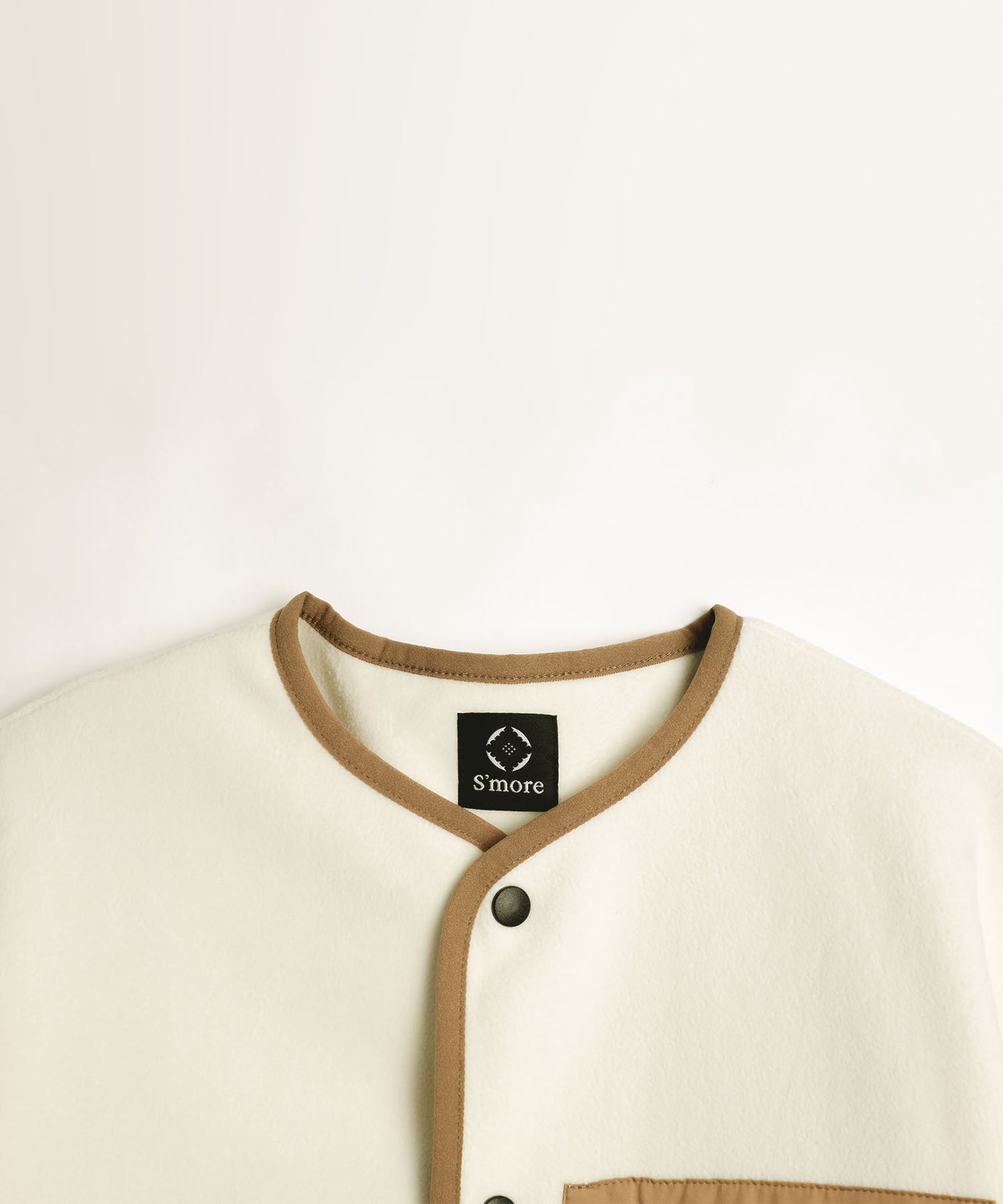 Fleece pocket cardigan