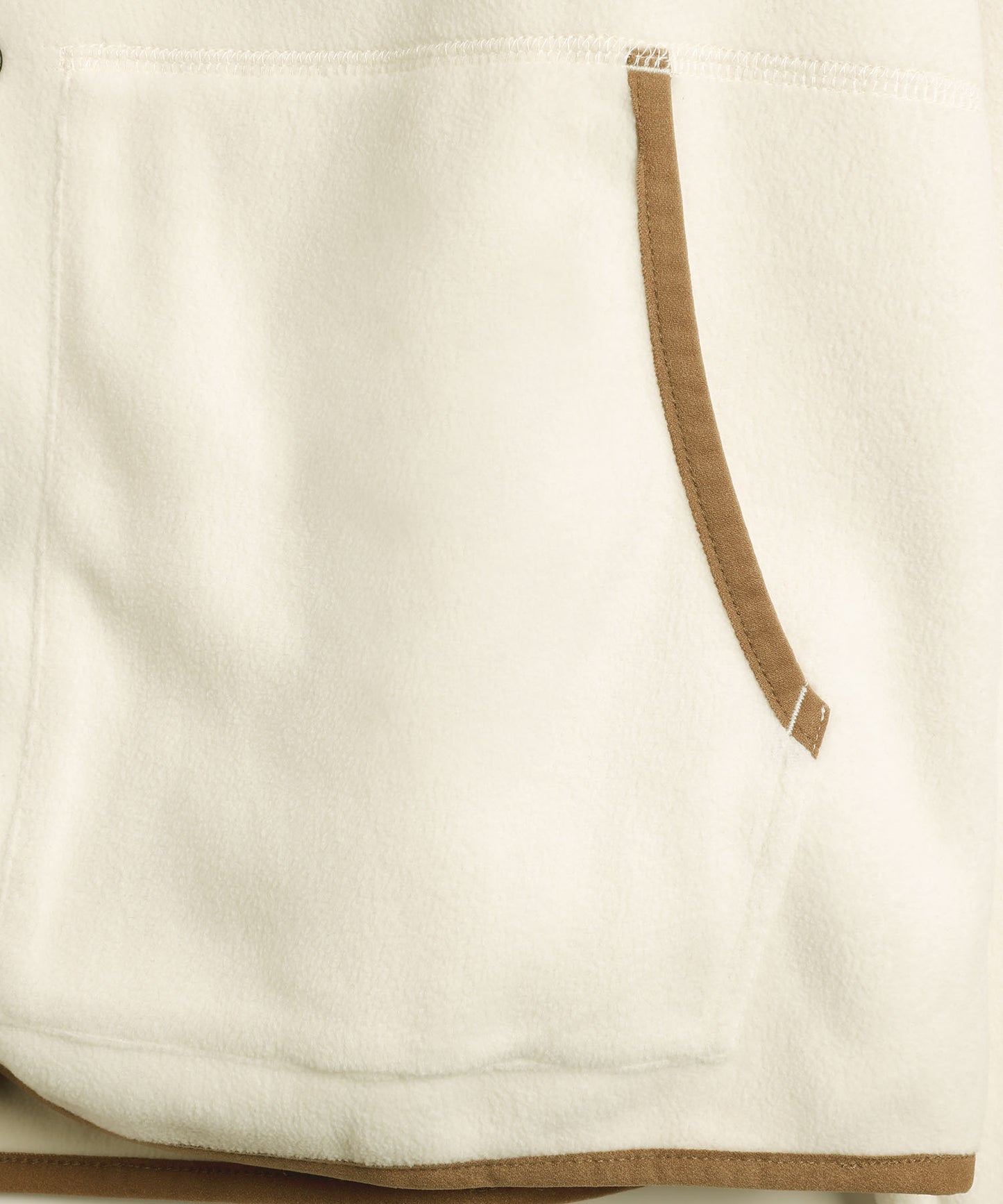 Fleece pocket cardigan
